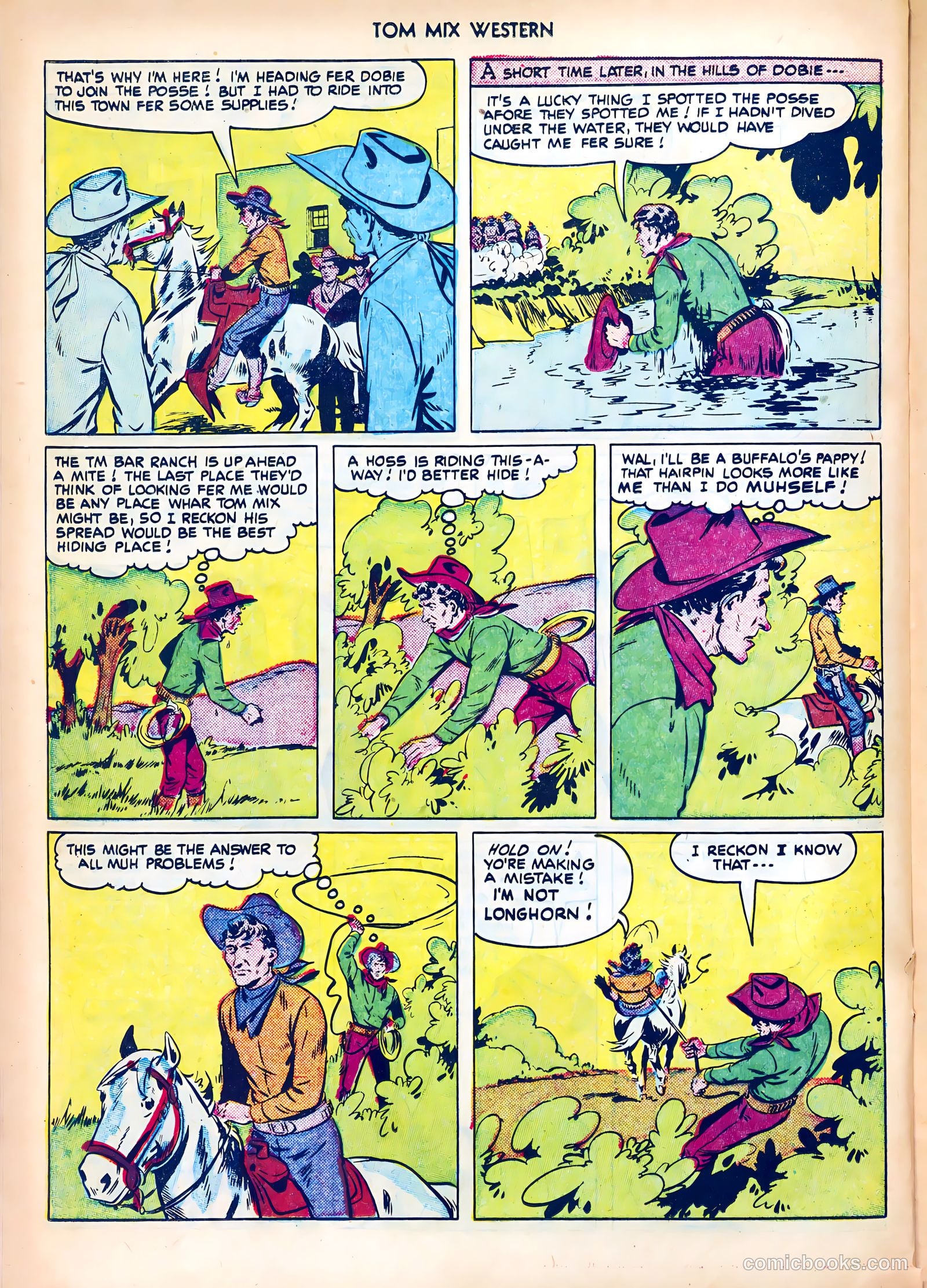 Tom Mix Western #42 (1951) — page 30 of 52