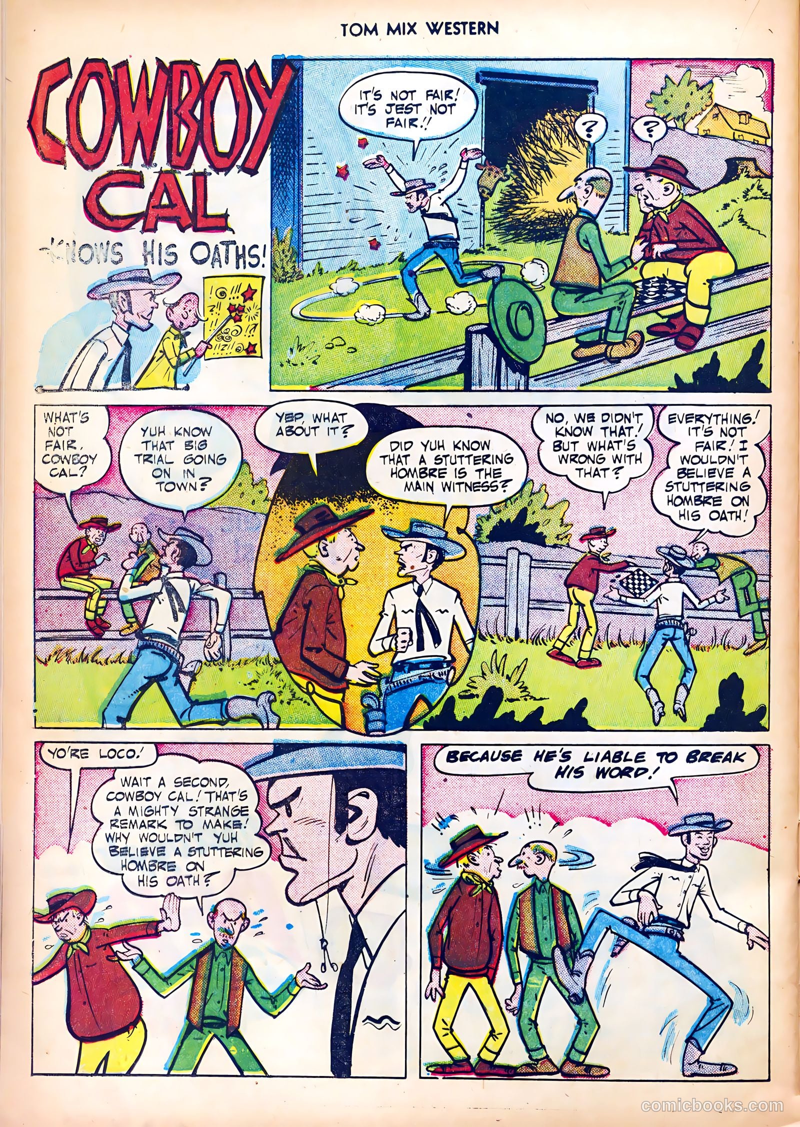 Tom Mix Western #42 (1951) — page 36 of 52