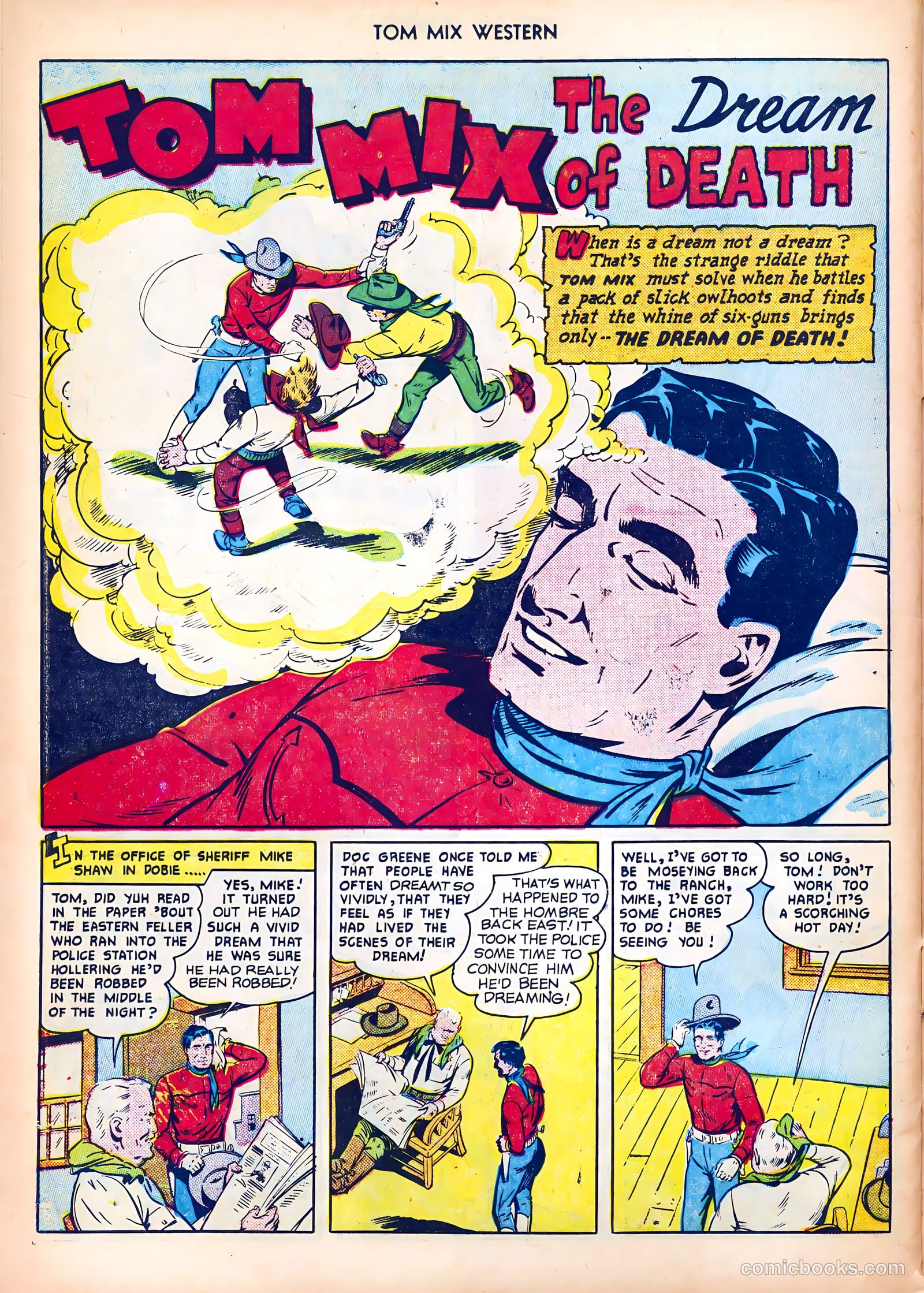 Tom Mix Western #42 (1951) — page 42 of 52