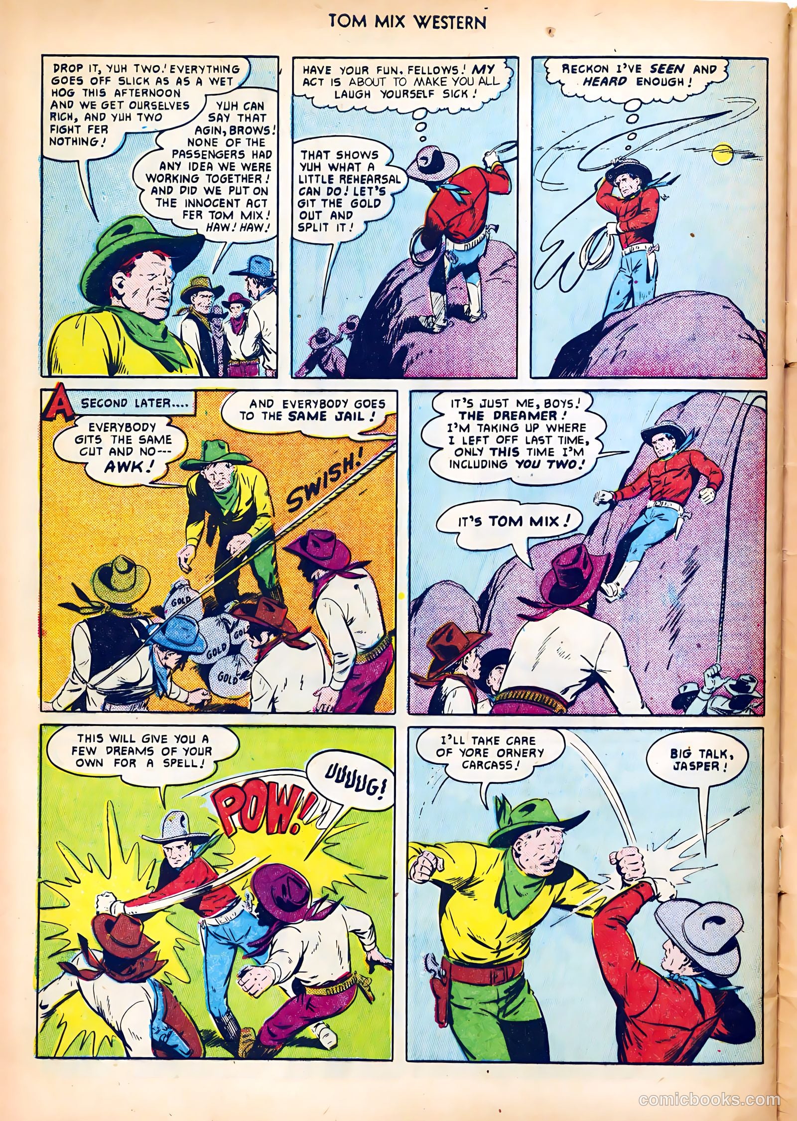 Tom Mix Western #42 (1951) — page 48 of 52