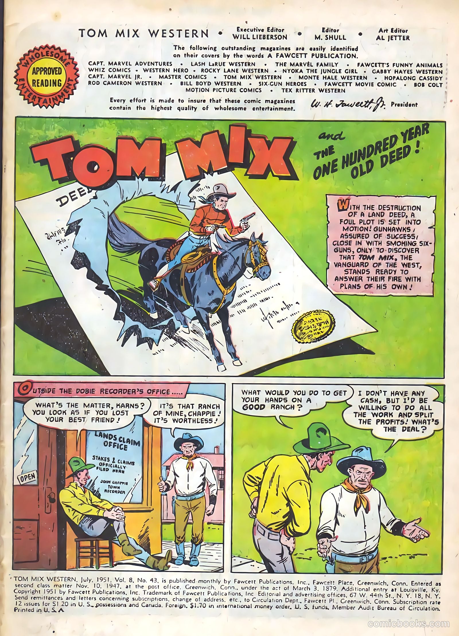 Tom Mix Western #43 (1951) — page 2 of 34