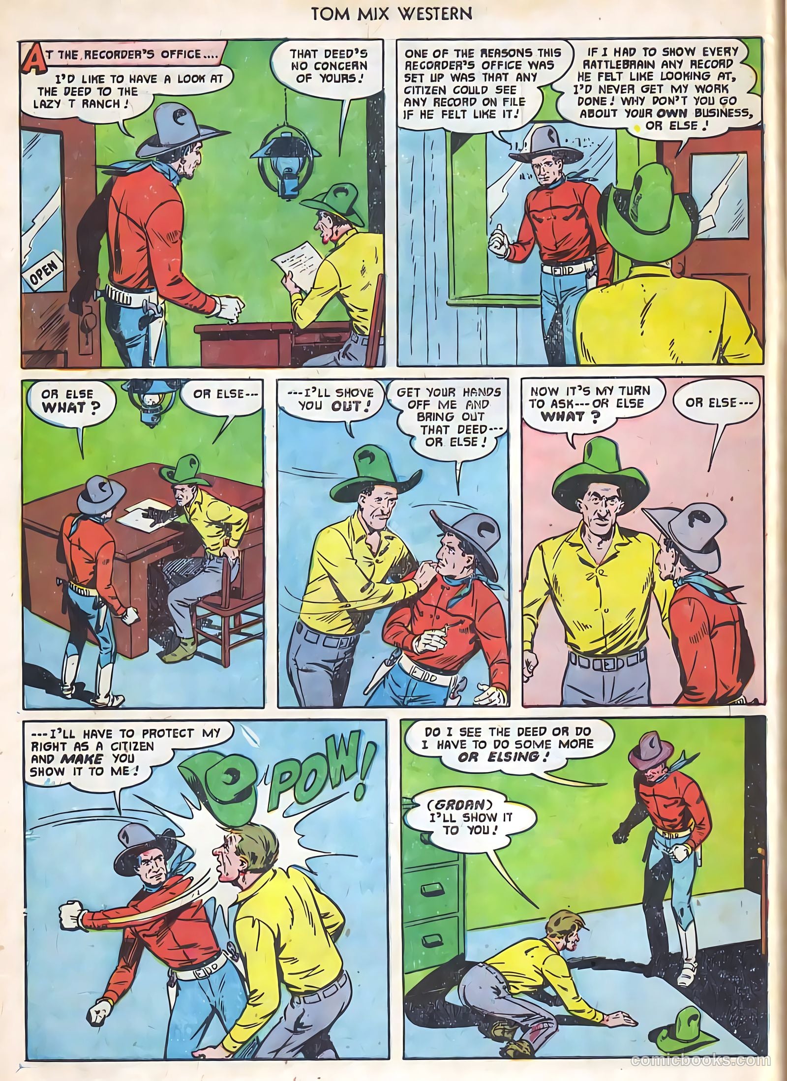 Tom Mix Western #43 (1951) — page 5 of 34