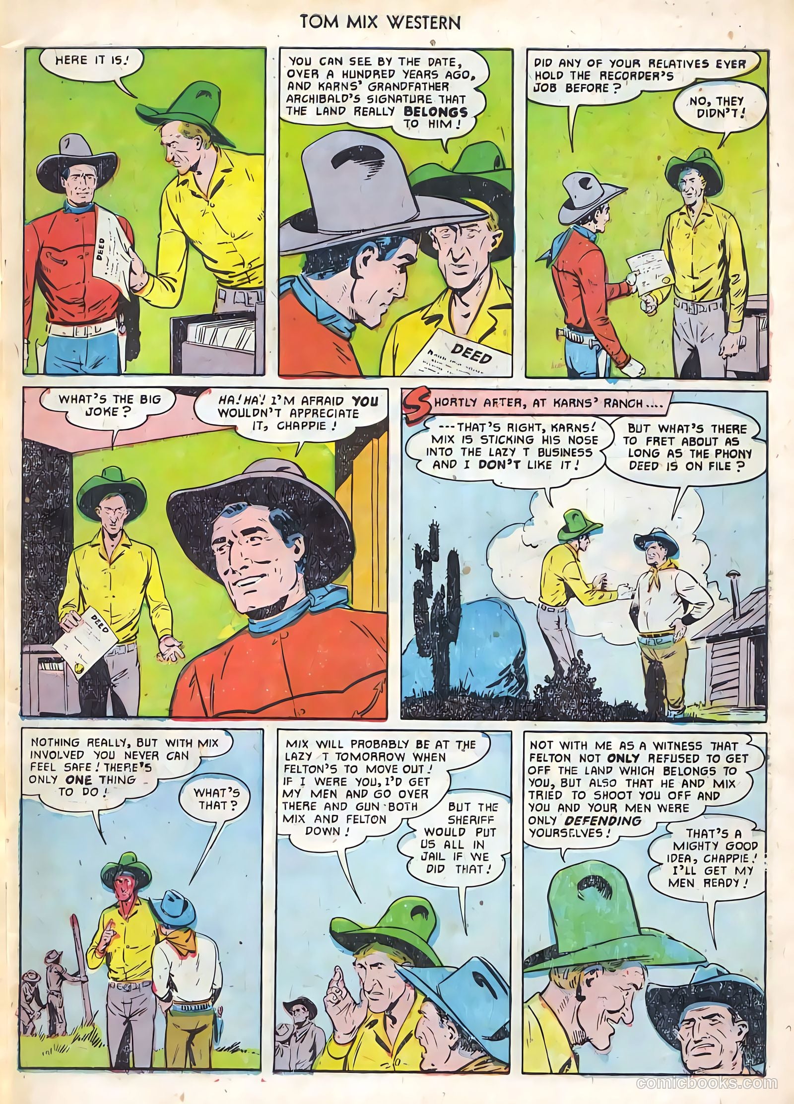 Tom Mix Western #43 (1951) — page 6 of 34