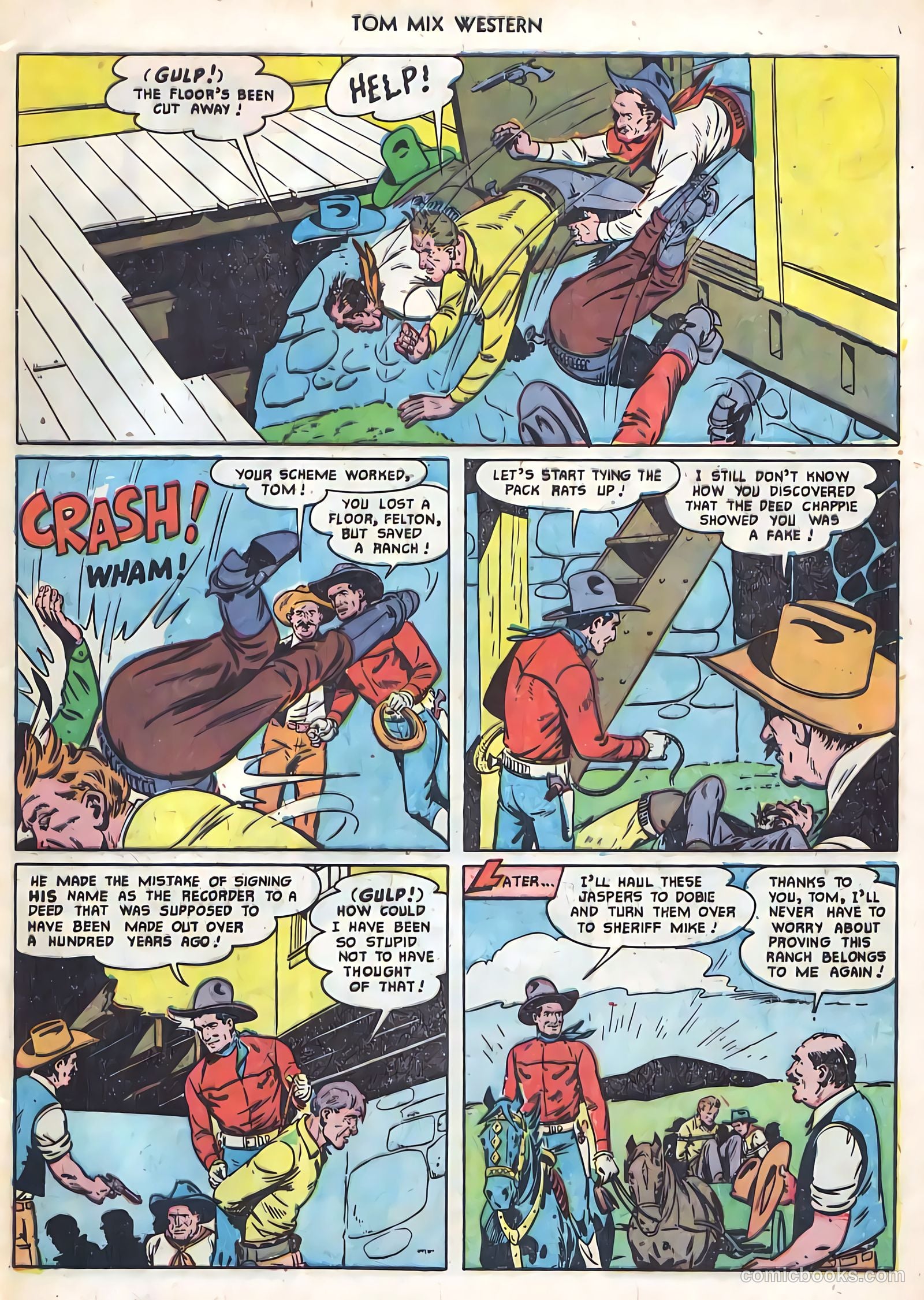 Tom Mix Western #43 (1951) — page 8 of 34