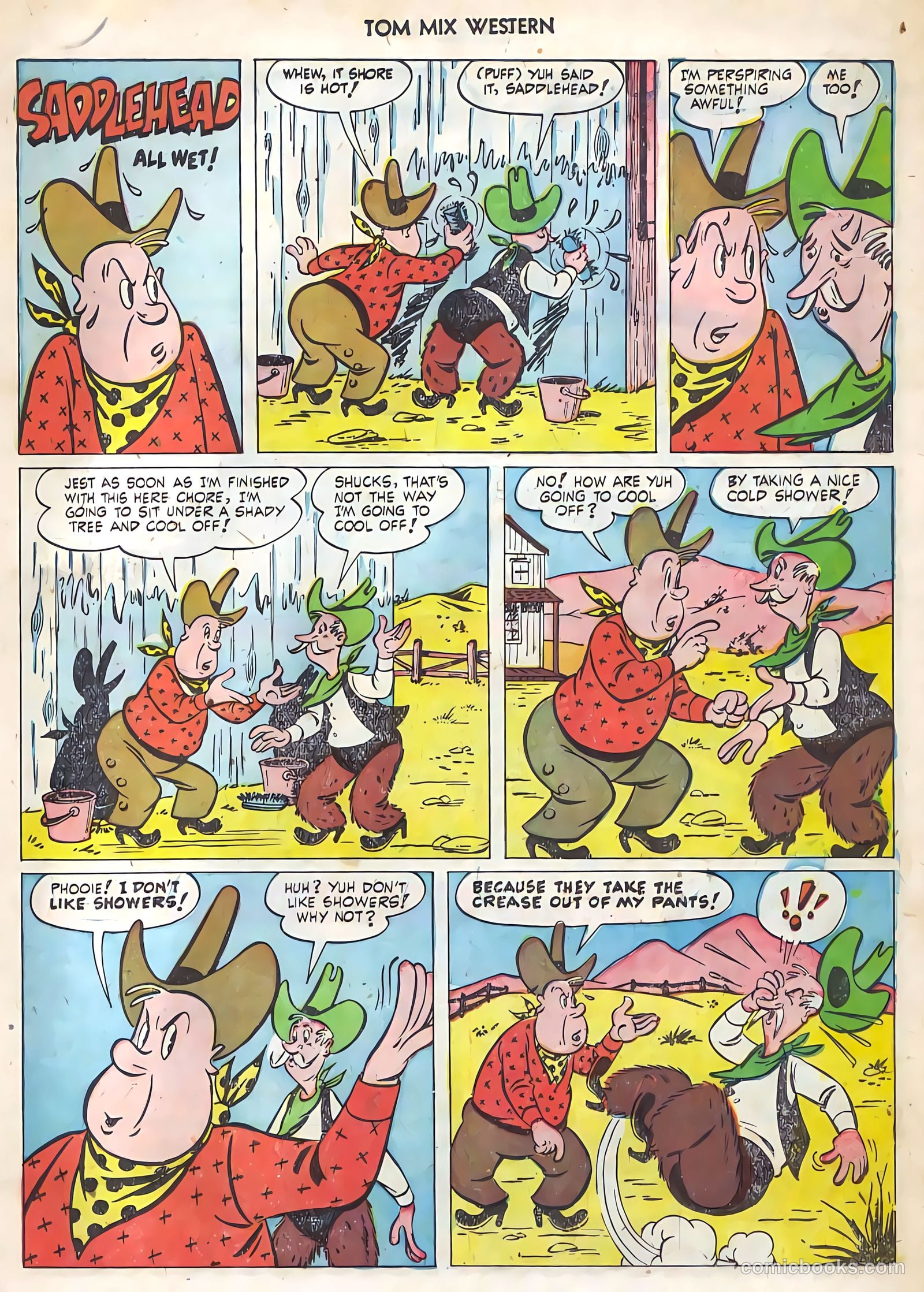 Tom Mix Western #43 (1951) — page 18 of 34