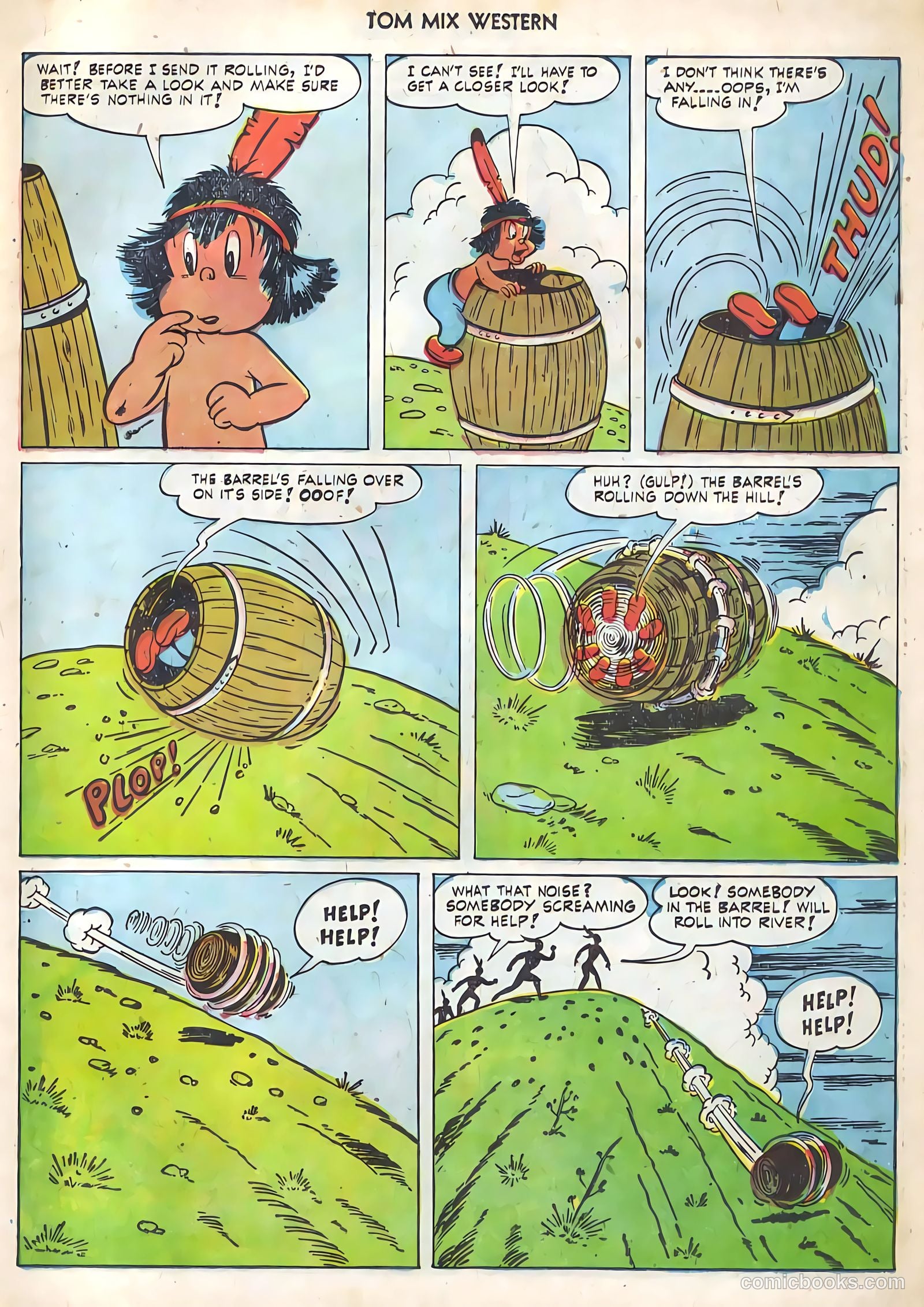 Tom Mix Western #43 (1951) — page 22 of 34