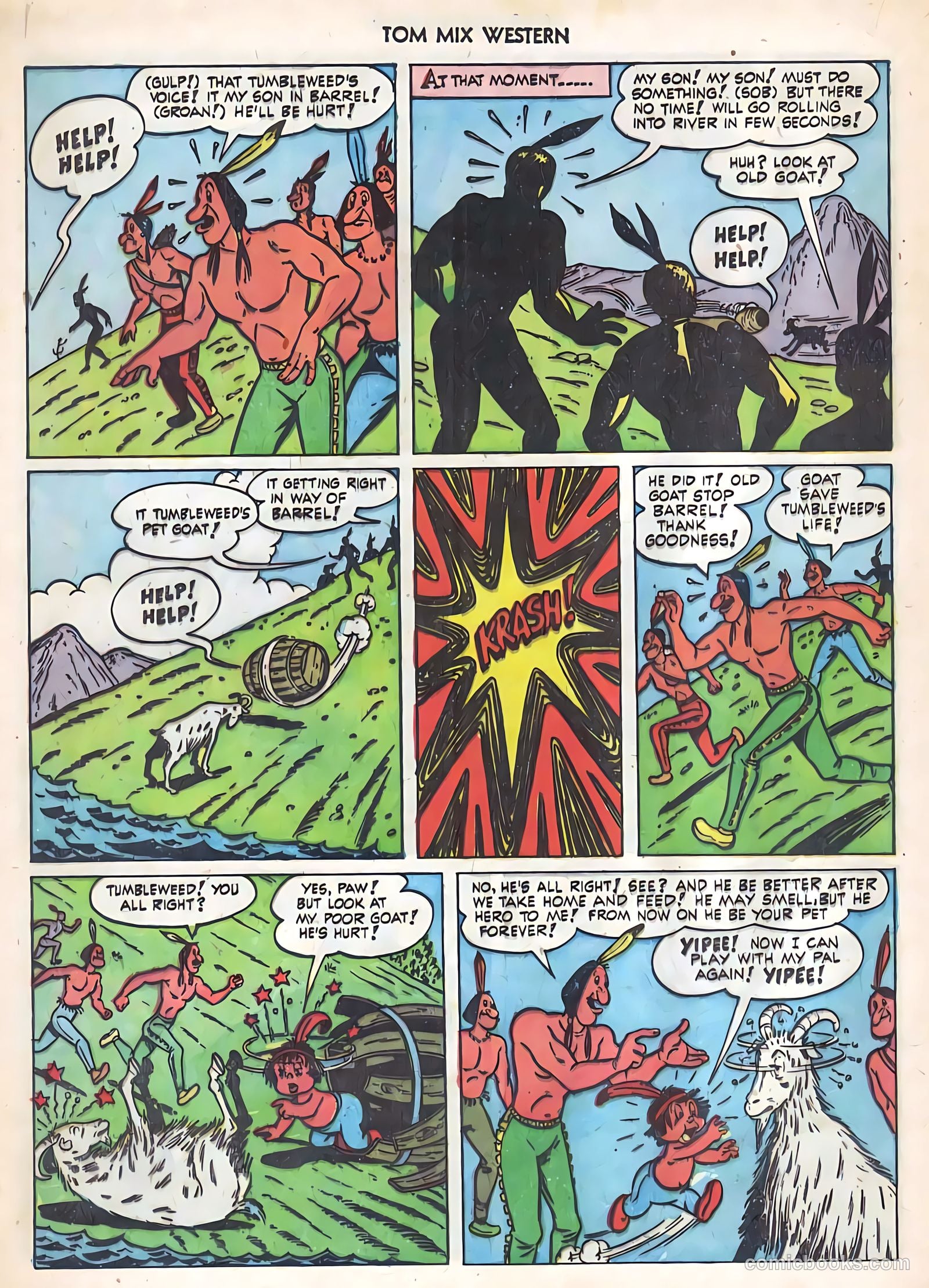 Tom Mix Western #43 (1951) — page 23 of 34