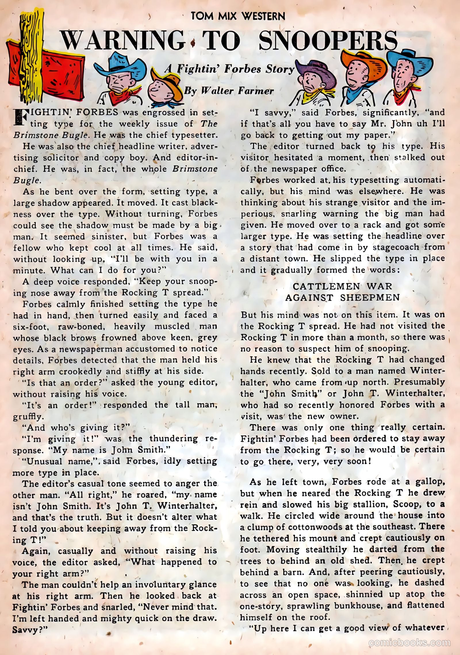 Tom Mix Western #43 (1951) — page 25 of 34