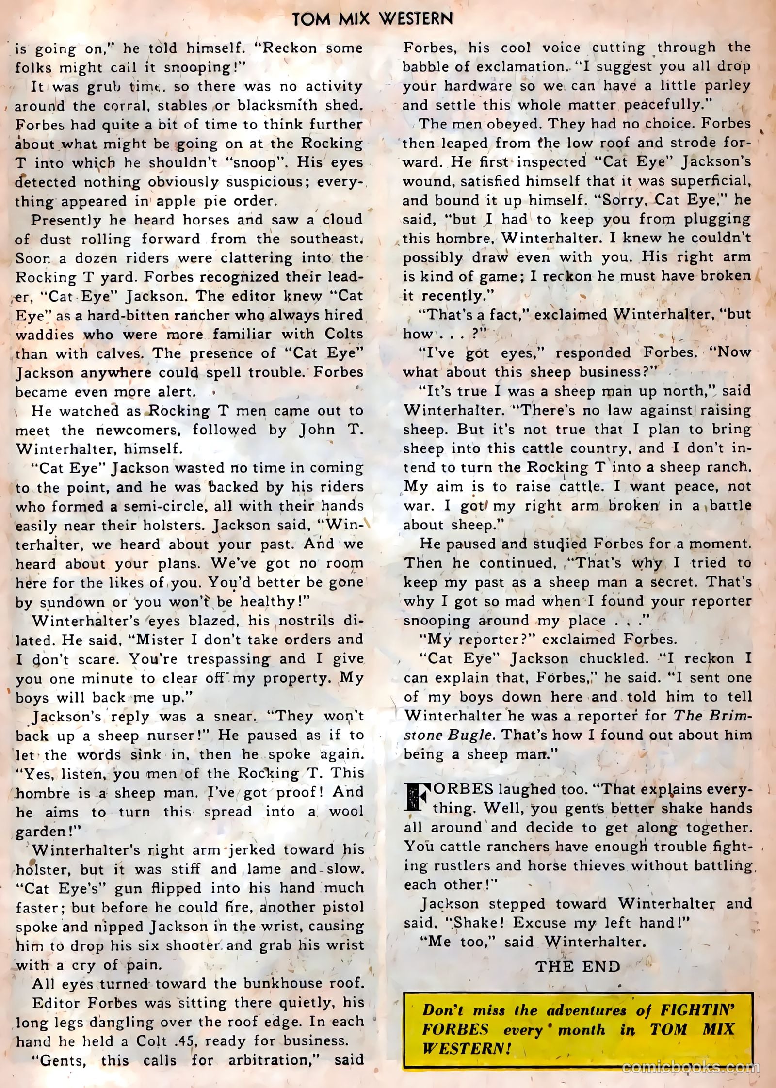 Tom Mix Western #43 (1951) — page 26 of 34