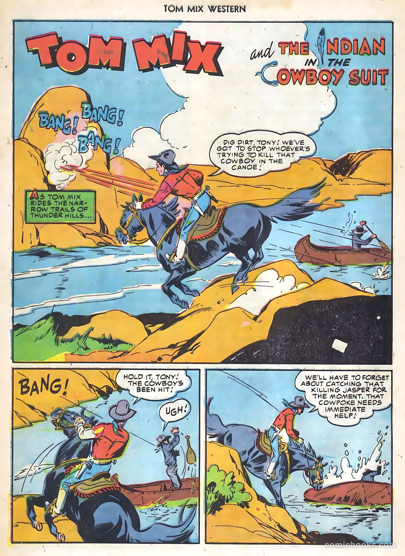 Tom Mix Western #43 (1951) — page 27 of 34