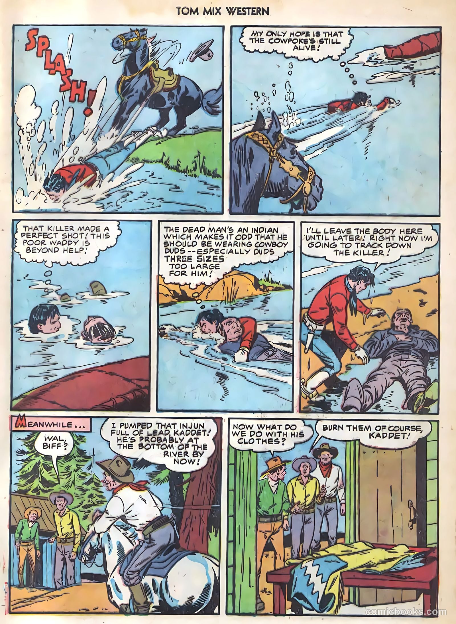Tom Mix Western #43 (1951) — page 28 of 34