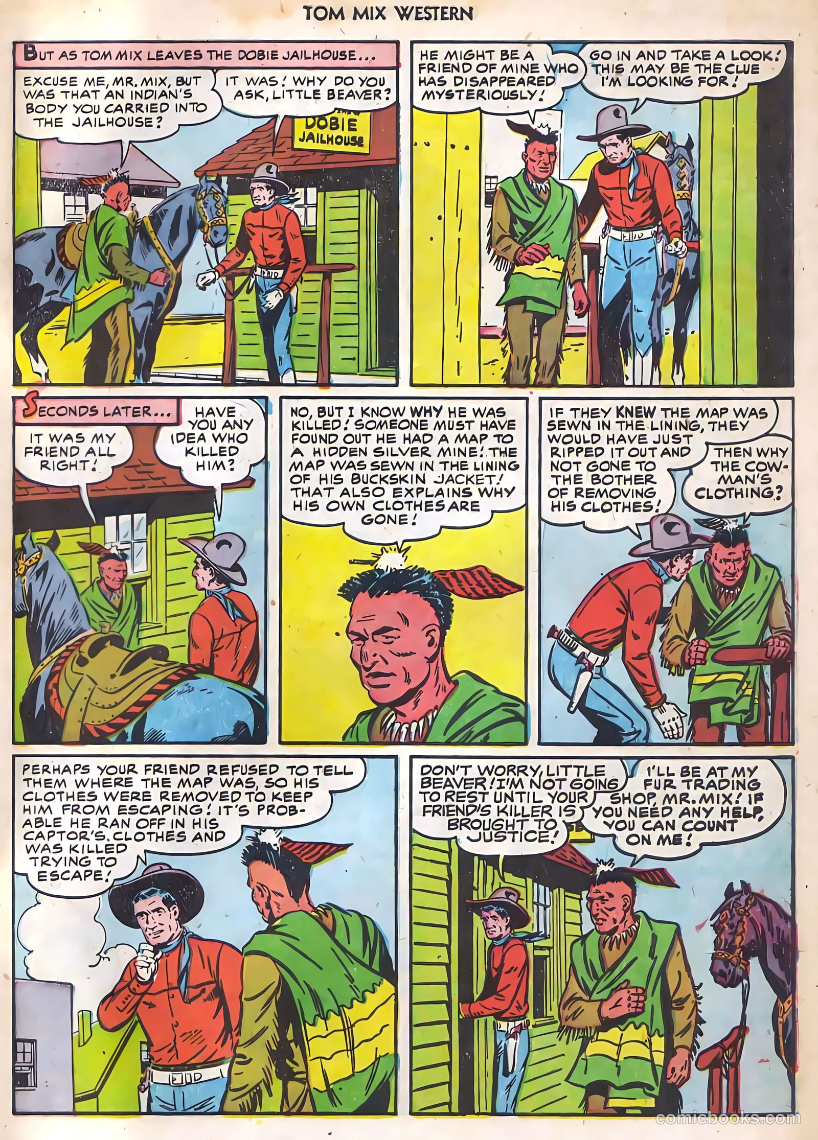 Tom Mix Western #43 (1951) — page 30 of 34
