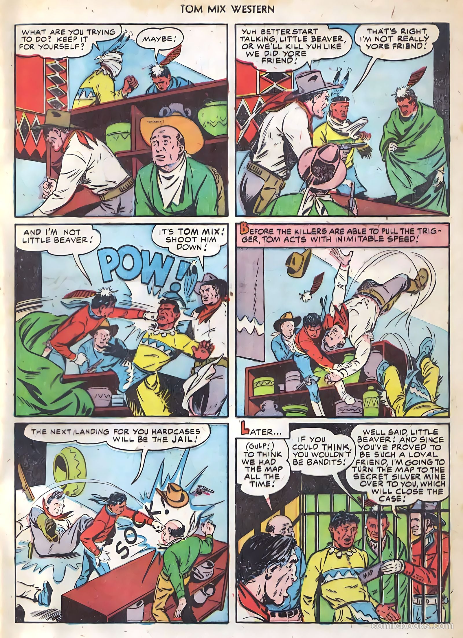 Tom Mix Western #43 (1951) — page 32 of 34