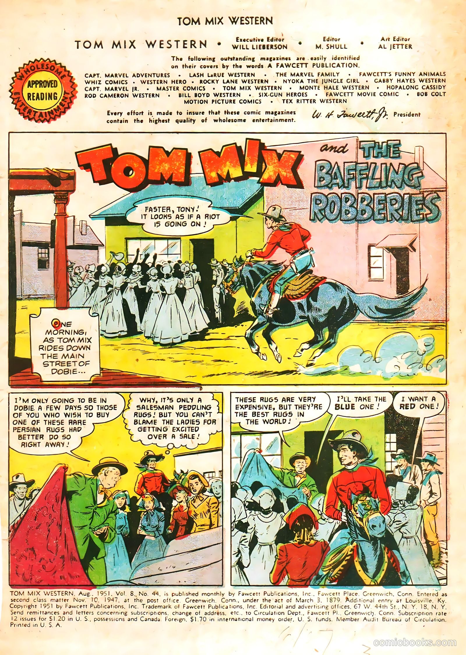 Tom Mix Western #44 (1951) — page 2 of 33
