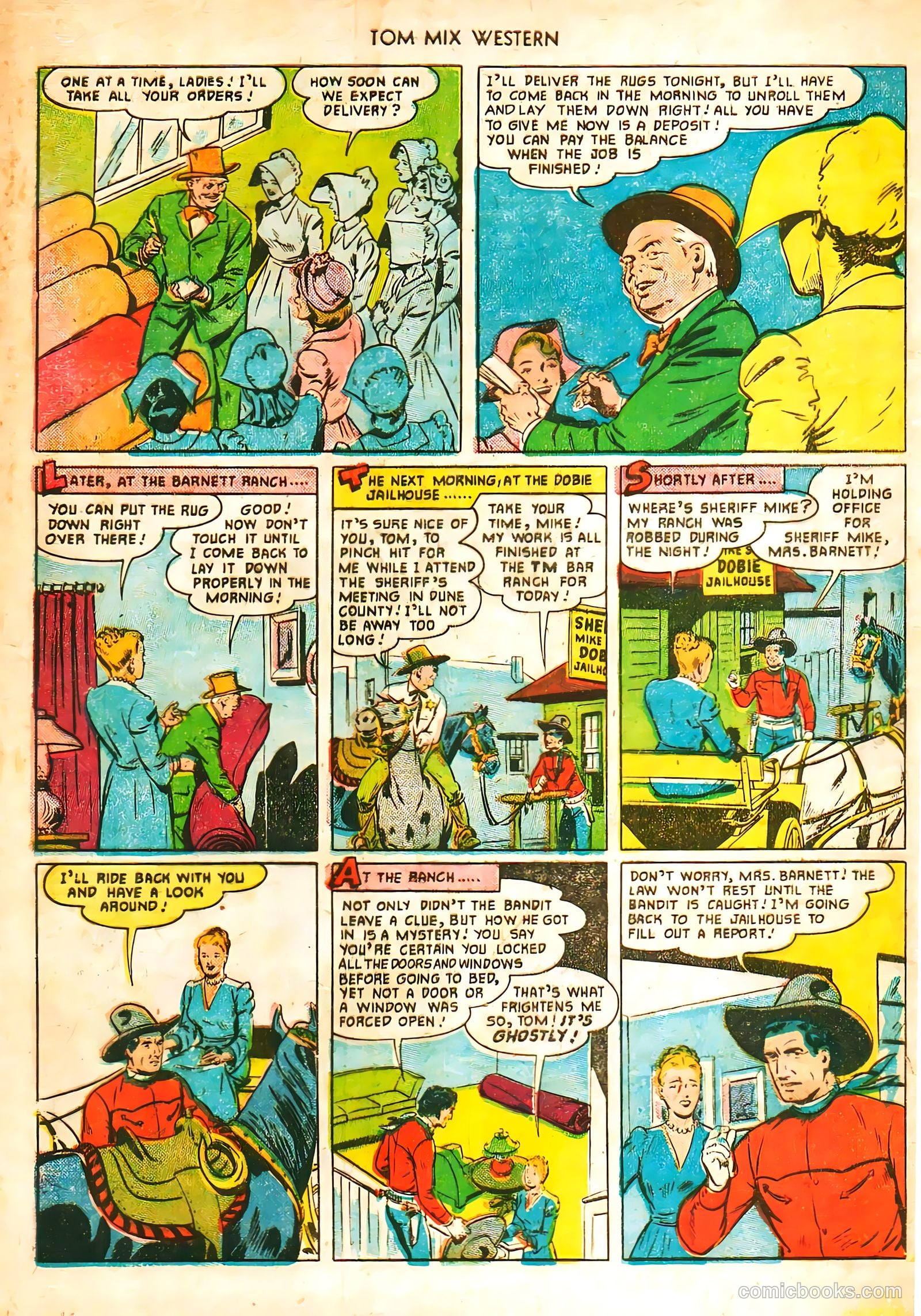 Tom Mix Western #44 (1951) — page 3 of 33