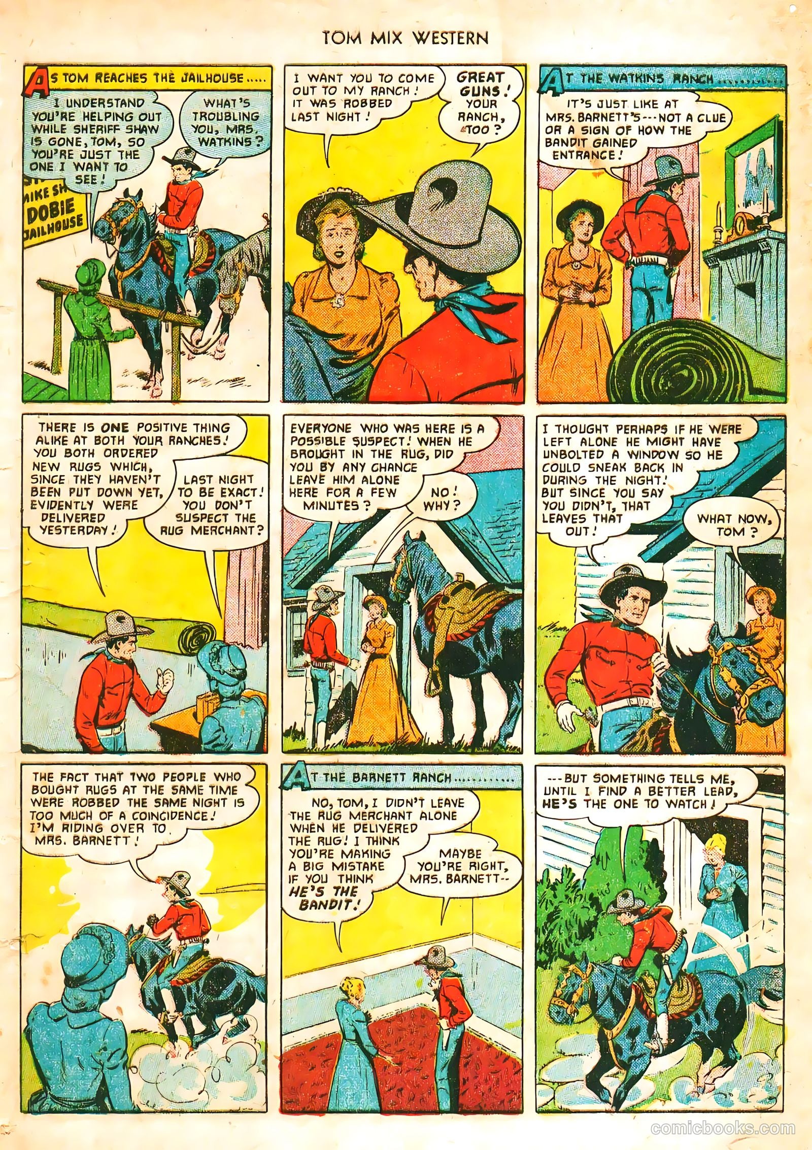 Tom Mix Western #44 (1951) — page 4 of 33