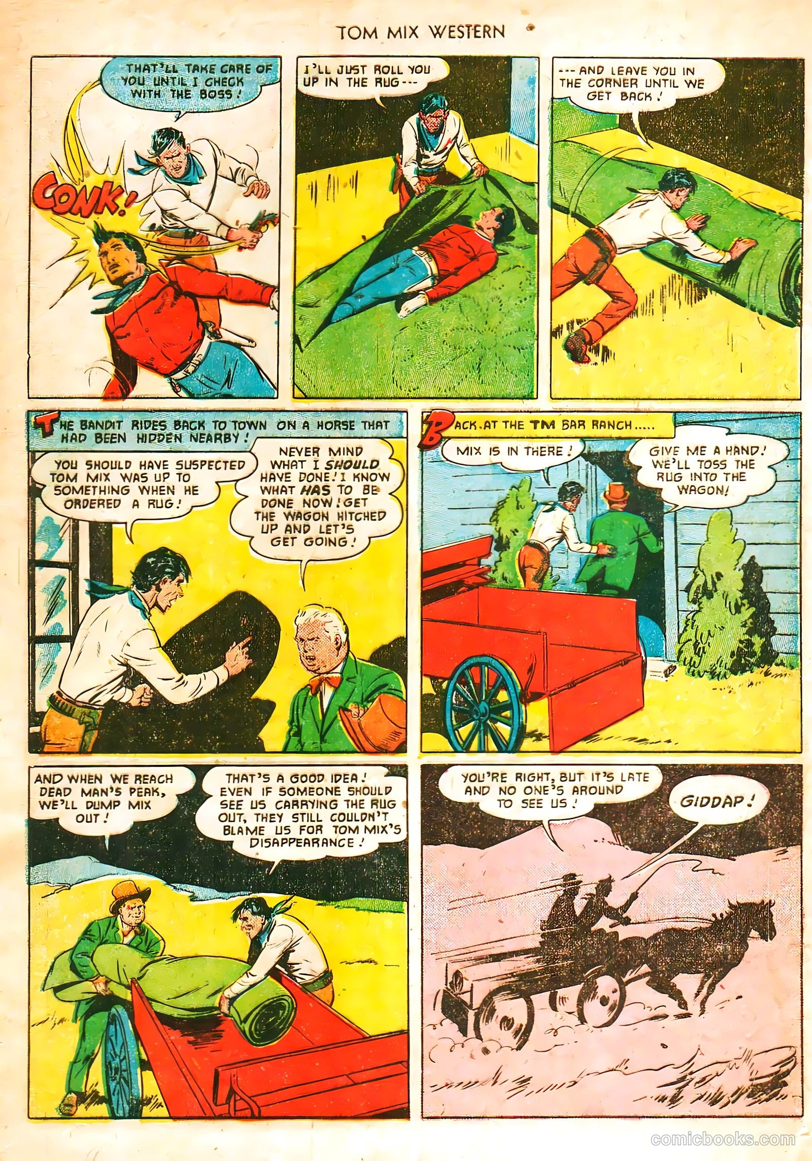 Tom Mix Western #44 (1951) — page 7 of 33