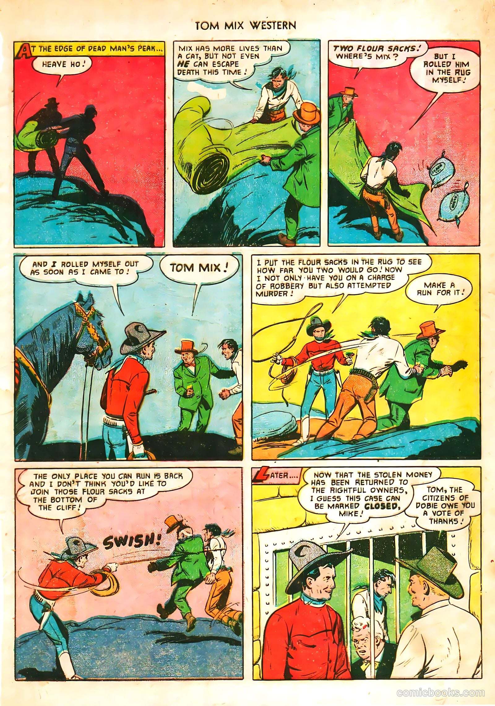 Tom Mix Western #44 (1951) — page 8 of 33
