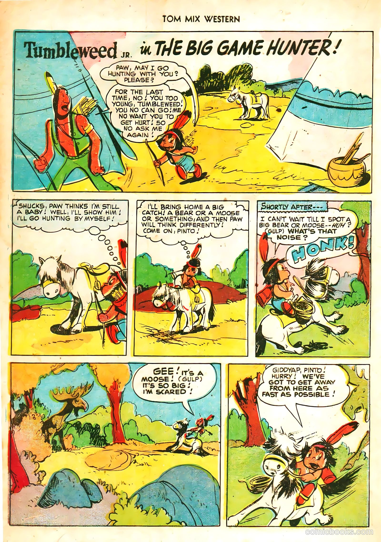 Tom Mix Western #44 (1951) — page 17 of 33