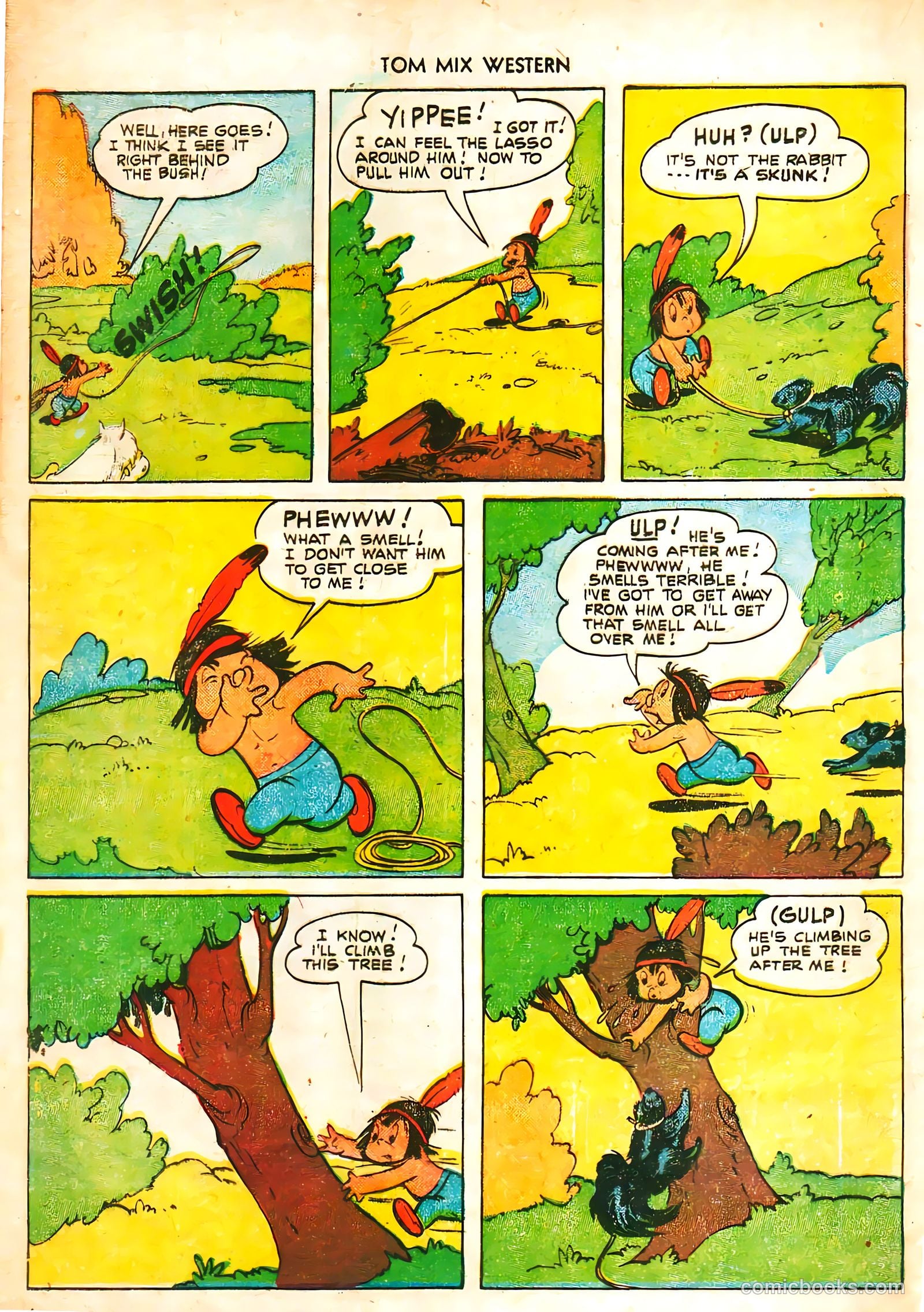 Tom Mix Western #44 (1951) — page 19 of 33