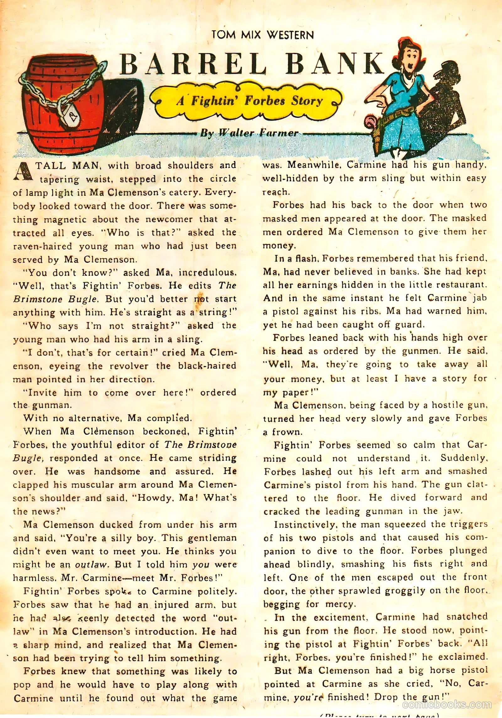 Tom Mix Western #44 (1951) — page 23 of 33