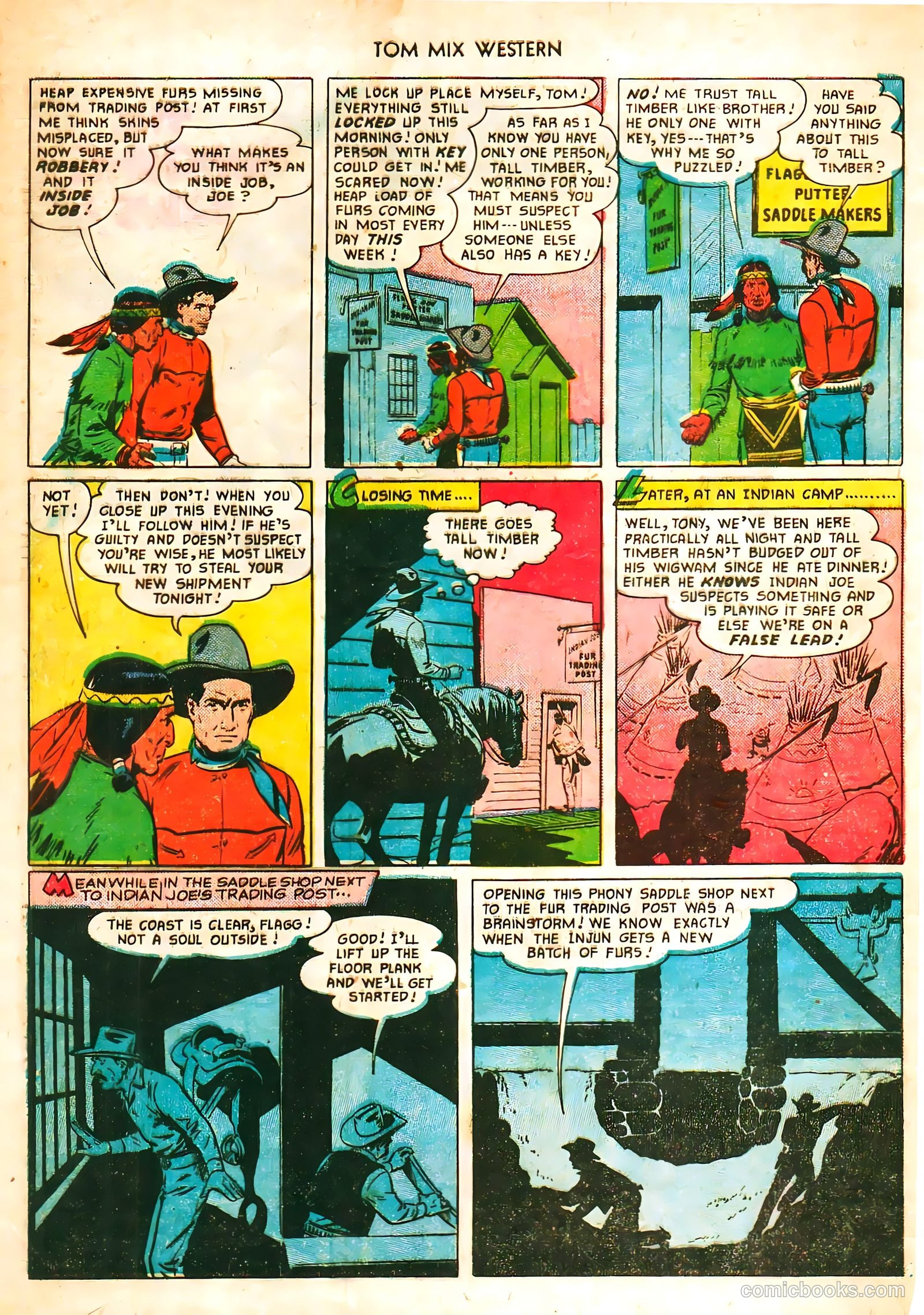 Tom Mix Western #44 (1951) — page 27 of 33