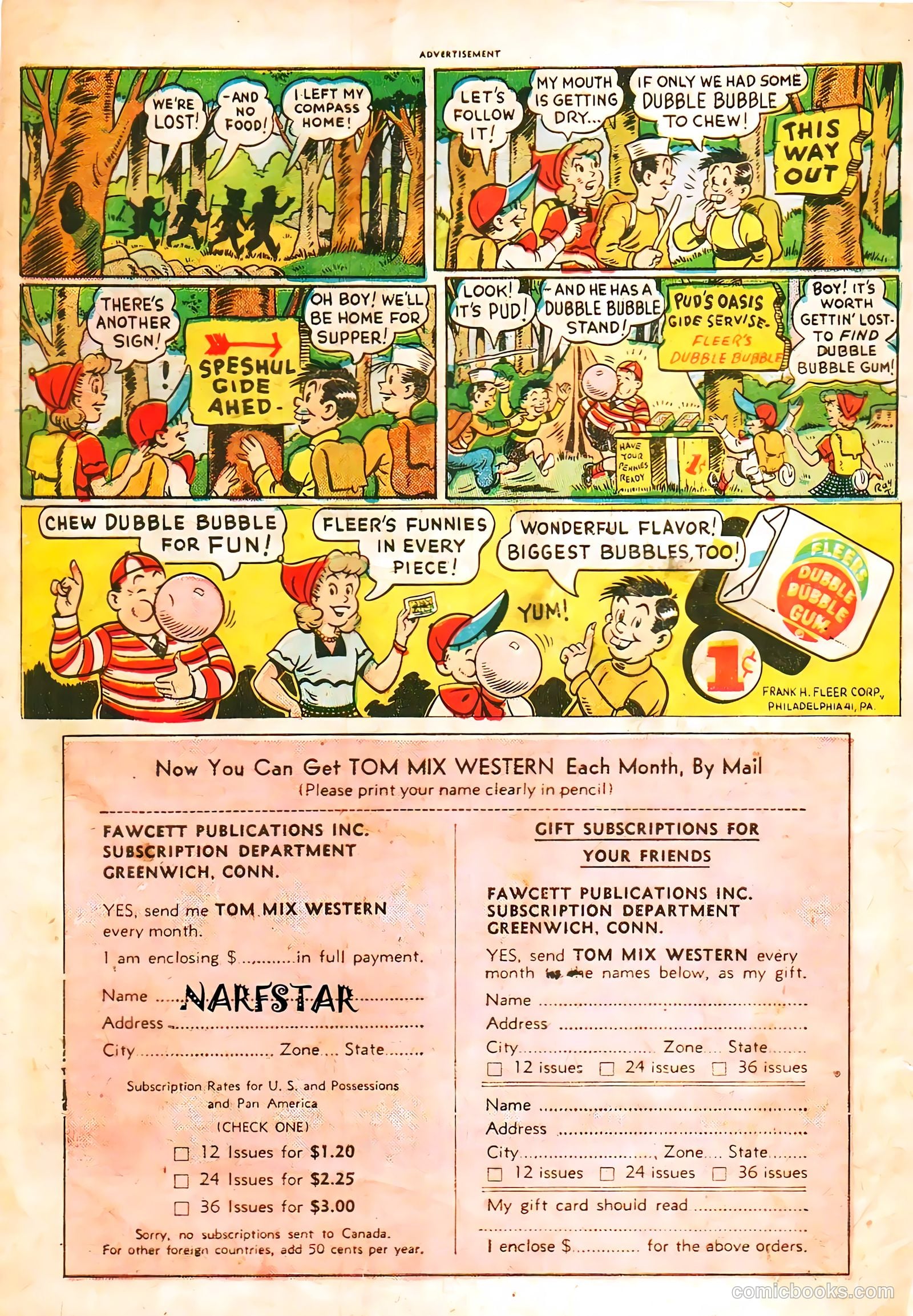 Tom Mix Western #44 (1951) — page 33 of 33