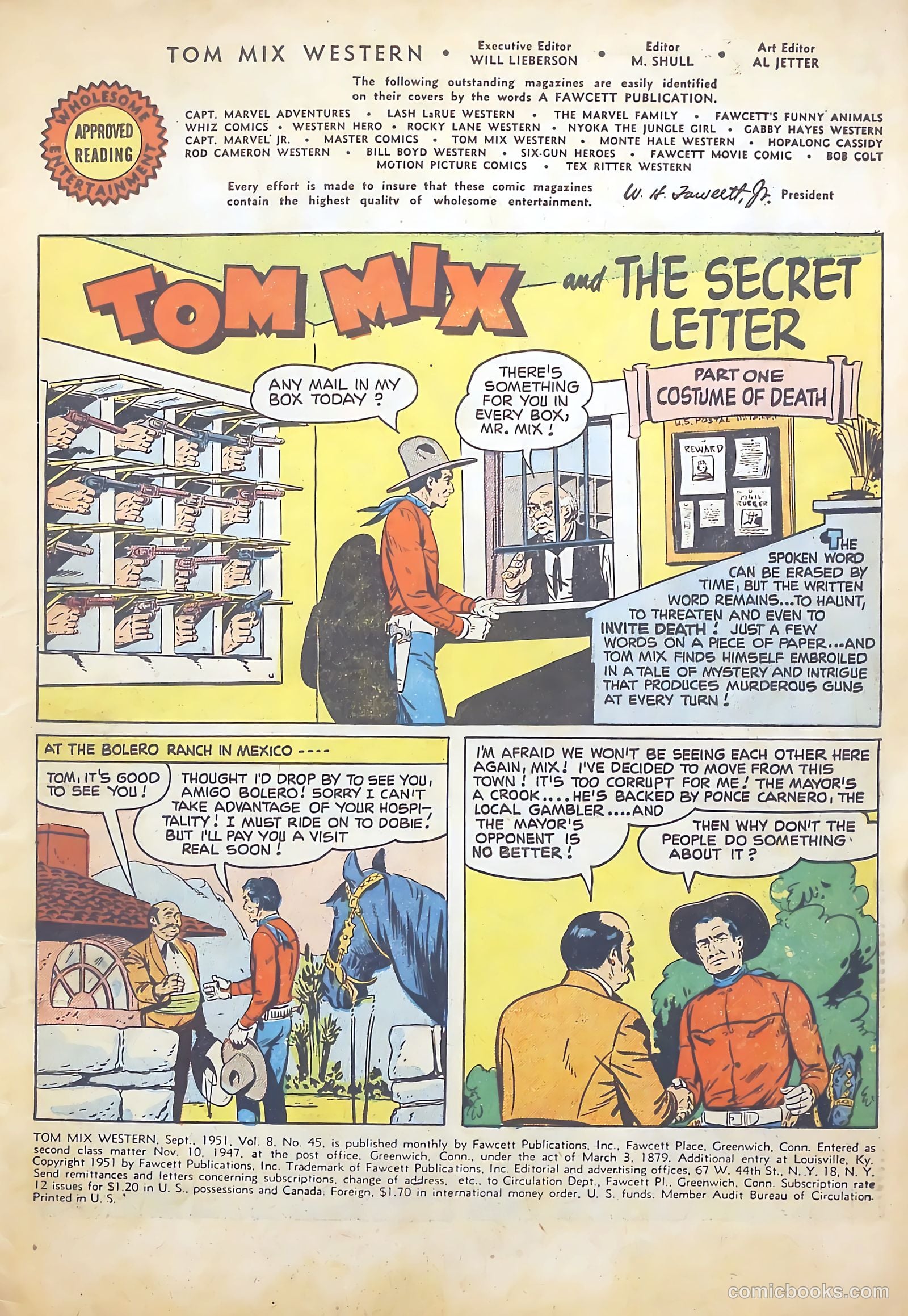 Tom Mix Western #45 (1951) — page 3 of 36