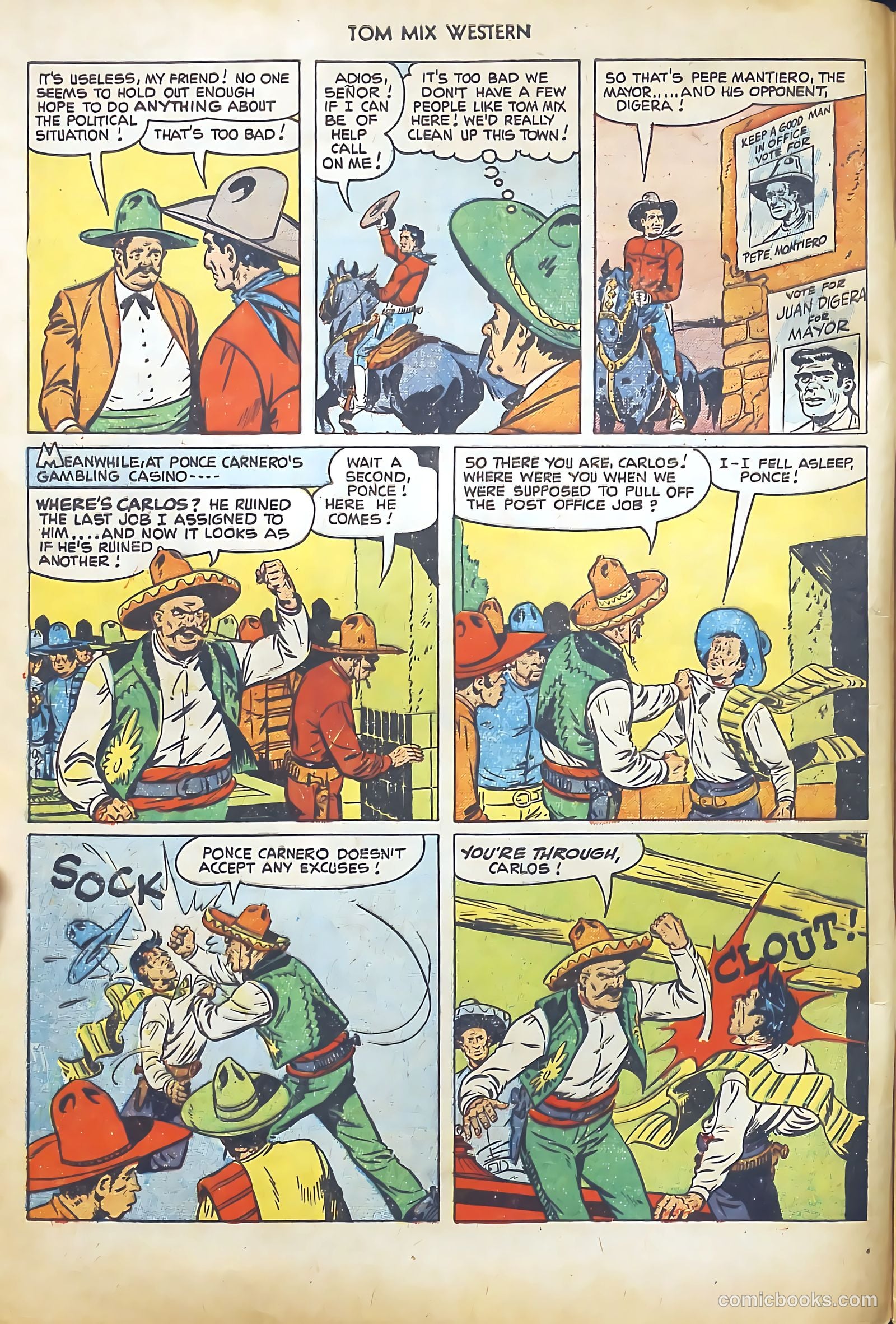 Tom Mix Western #45 (1951) — page 4 of 36