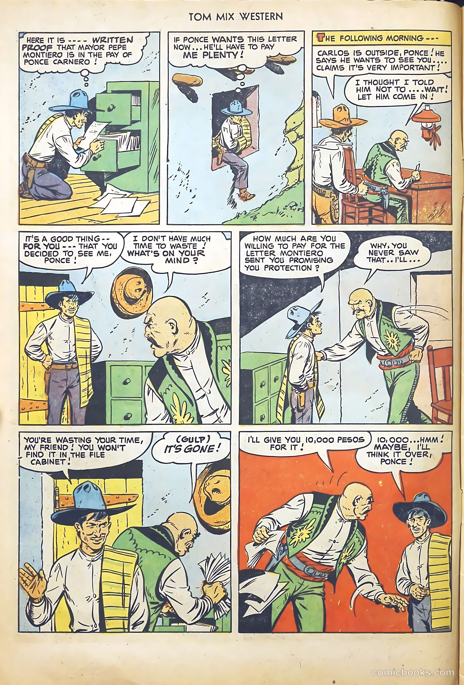 Tom Mix Western #45 (1951) — page 6 of 36