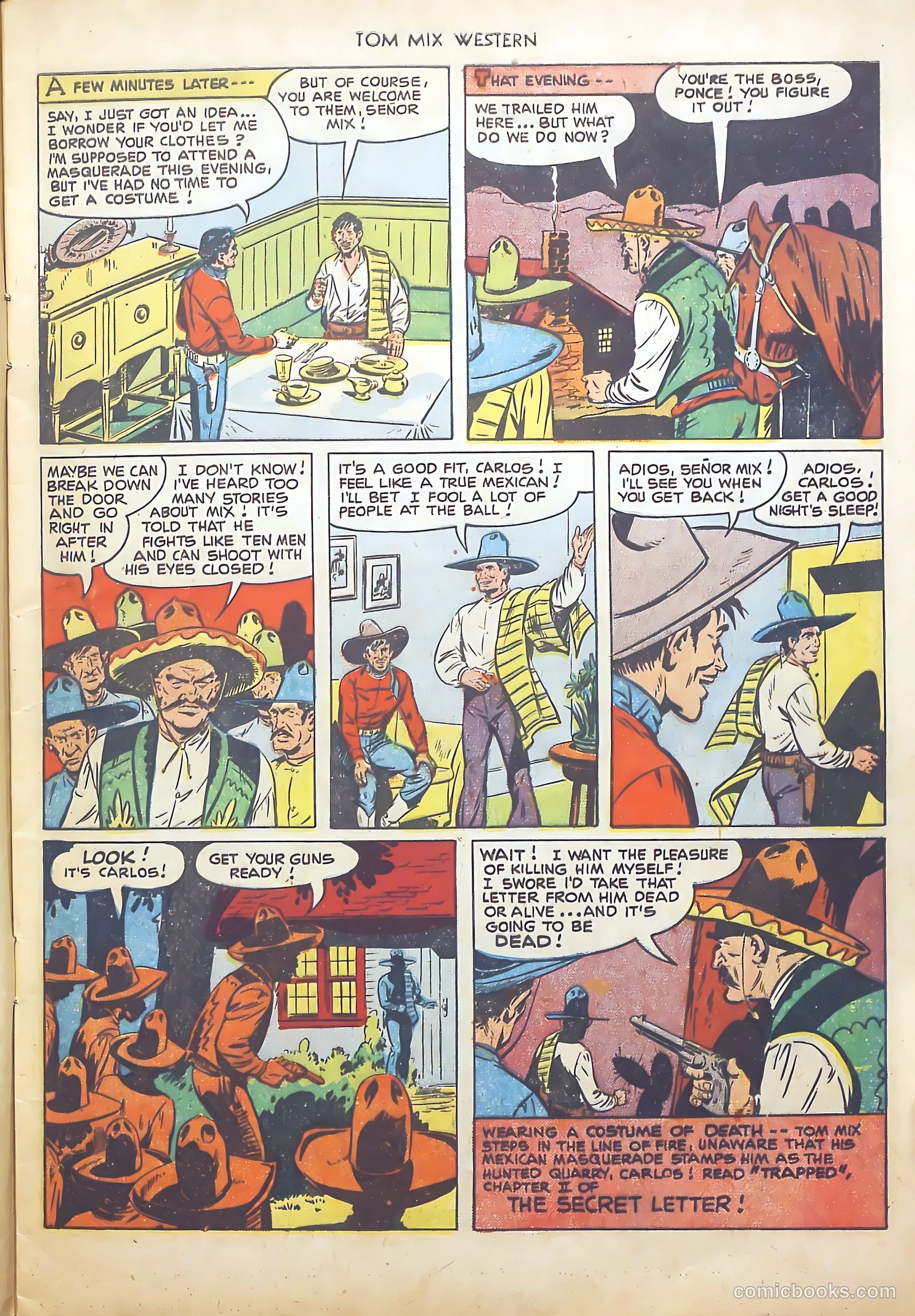 Tom Mix Western #45 (1951) — page 9 of 36