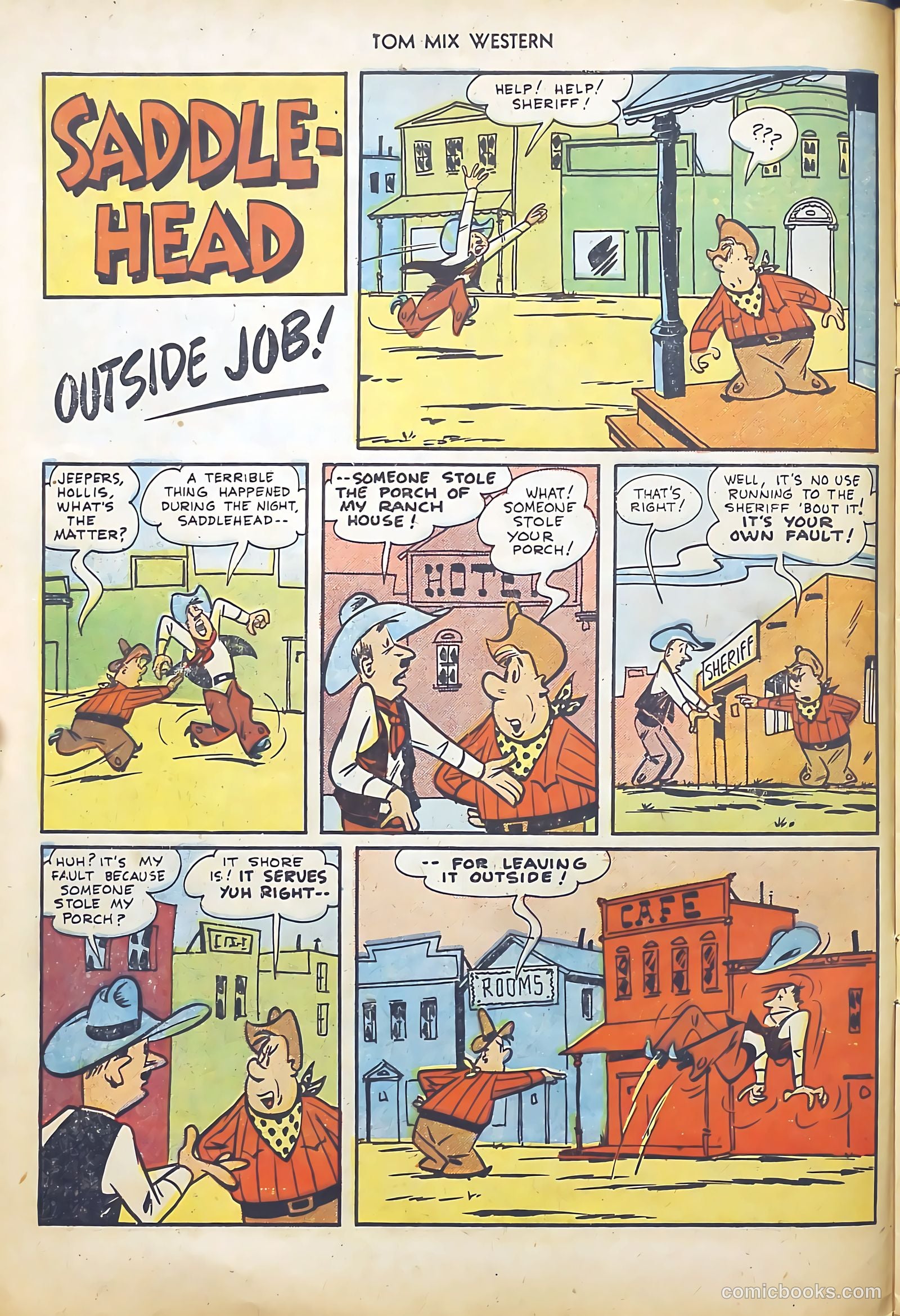 Tom Mix Western #45 (1951) — page 10 of 36