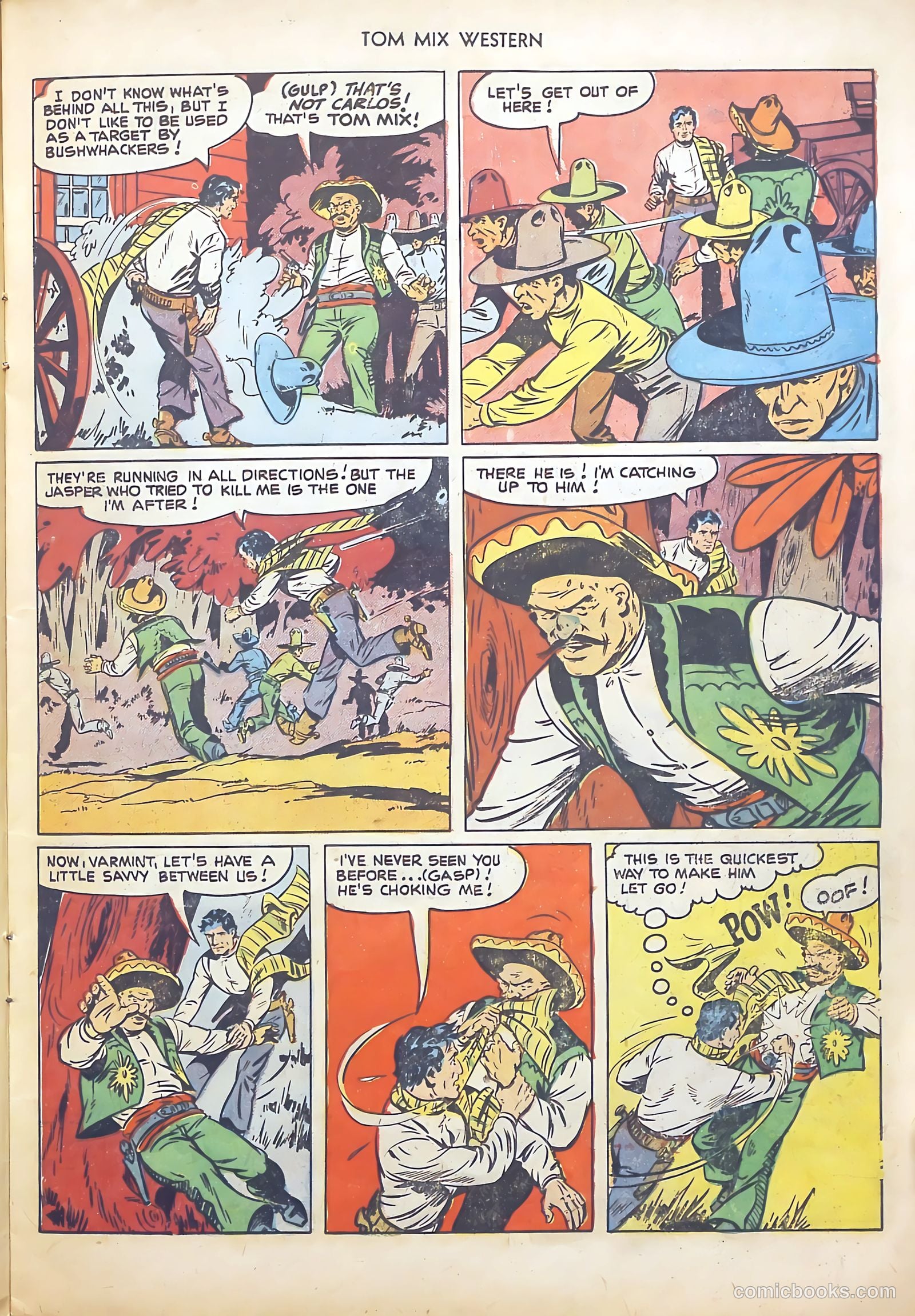 Tom Mix Western #45 (1951) — page 15 of 36