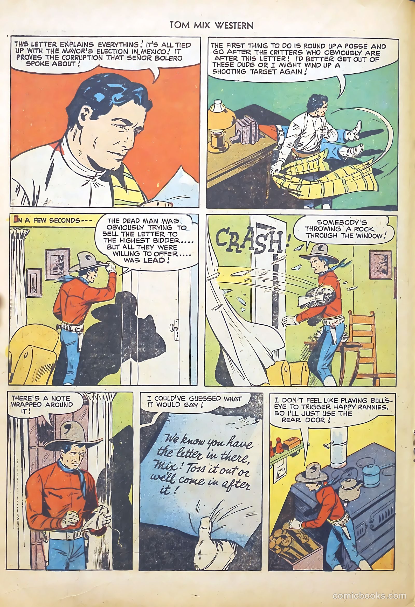 Tom Mix Western #45 (1951) — page 18 of 36