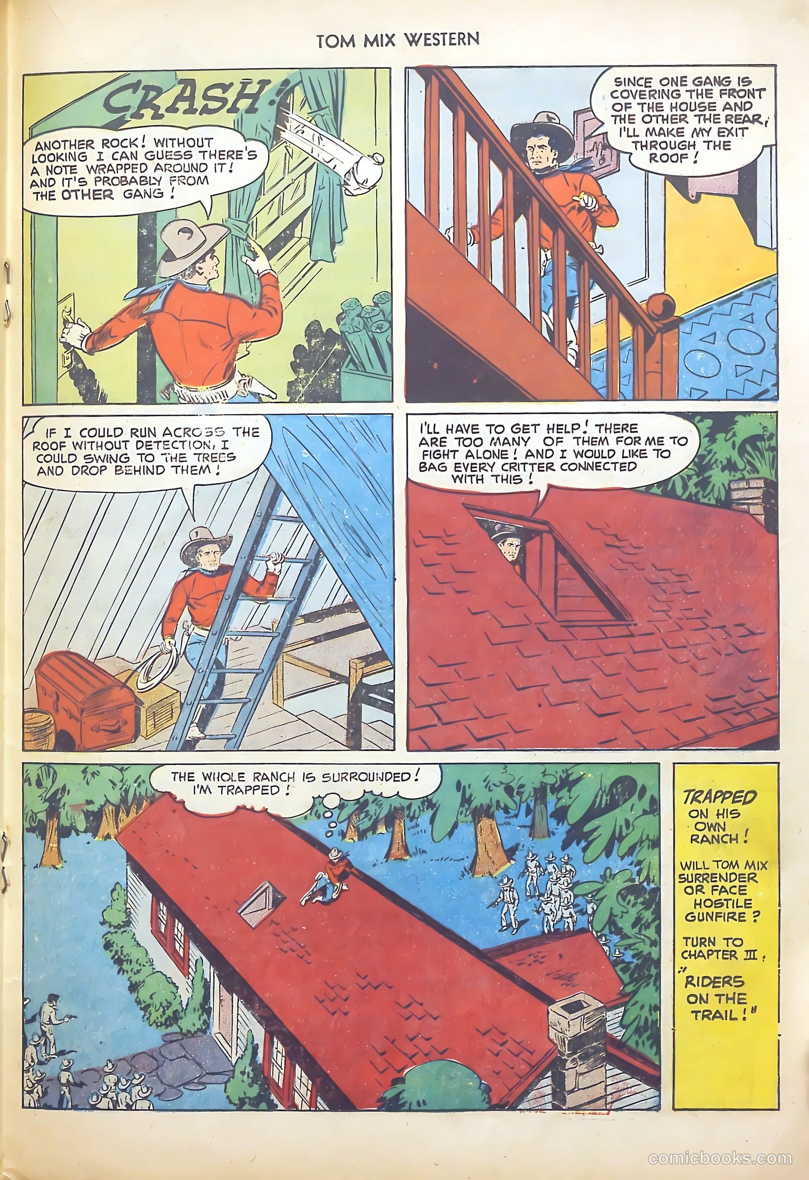Tom Mix Western #45 (1951) — page 19 of 36