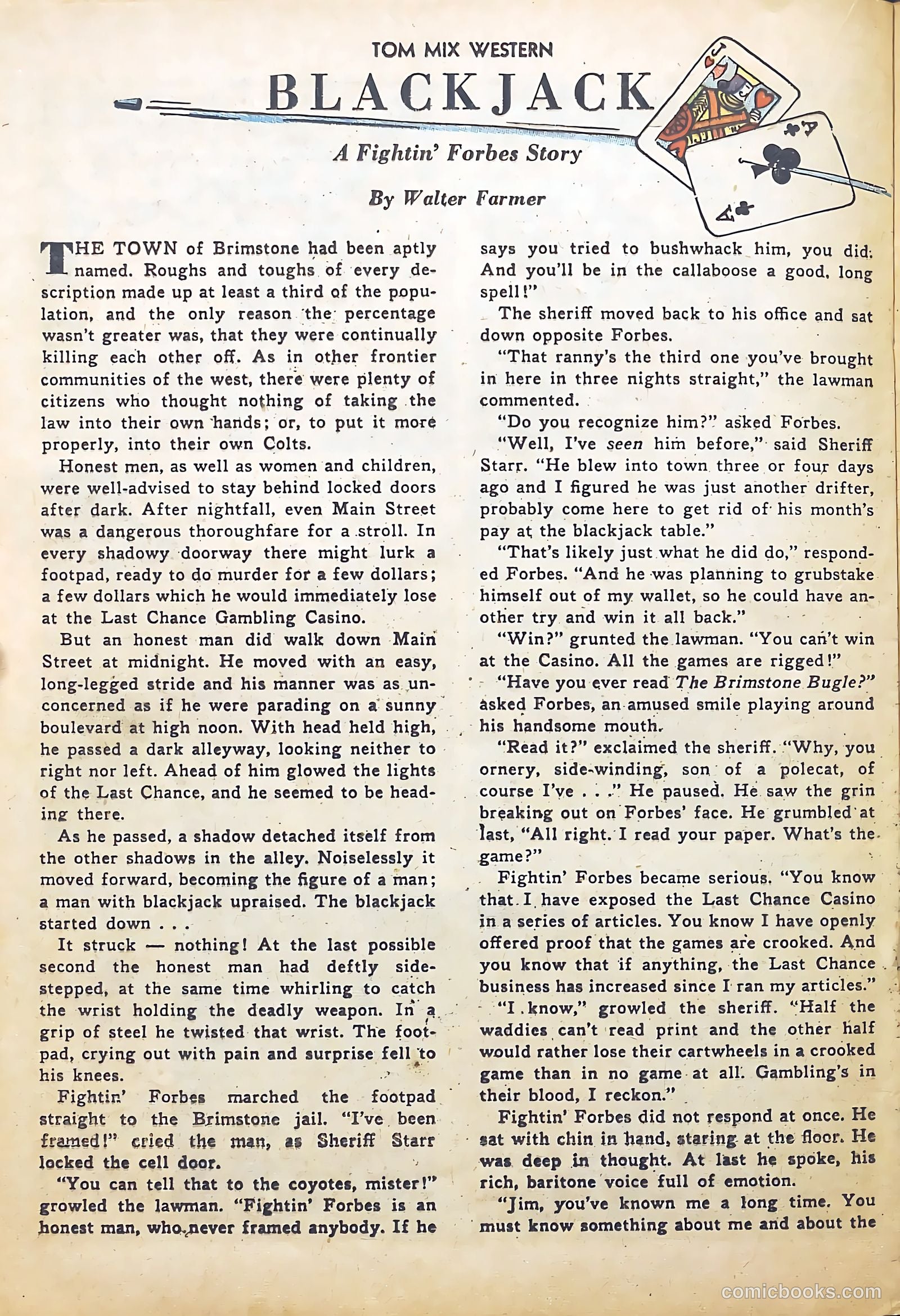 Tom Mix Western #45 (1951) — page 20 of 36