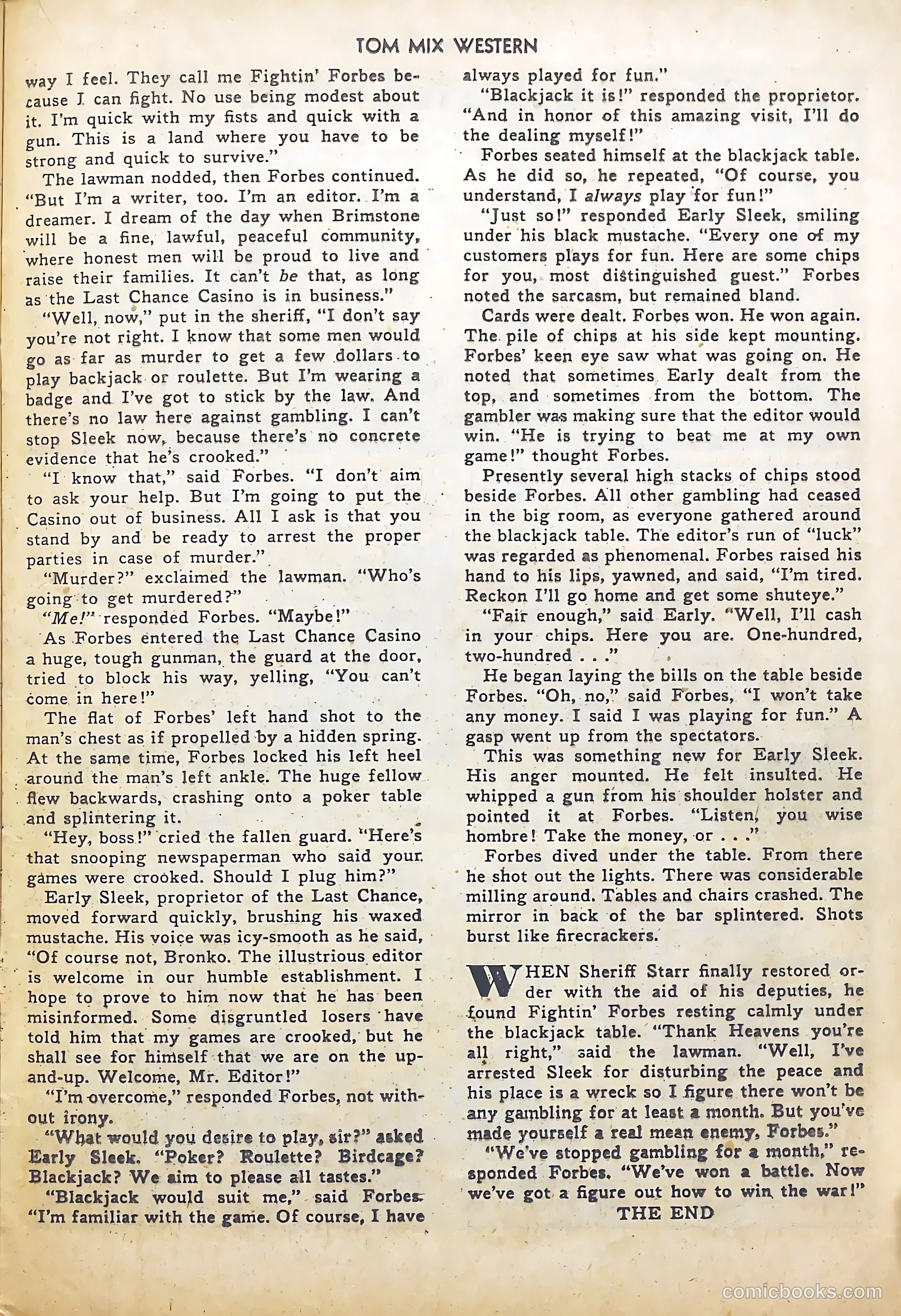 Tom Mix Western #45 (1951) — page 21 of 36