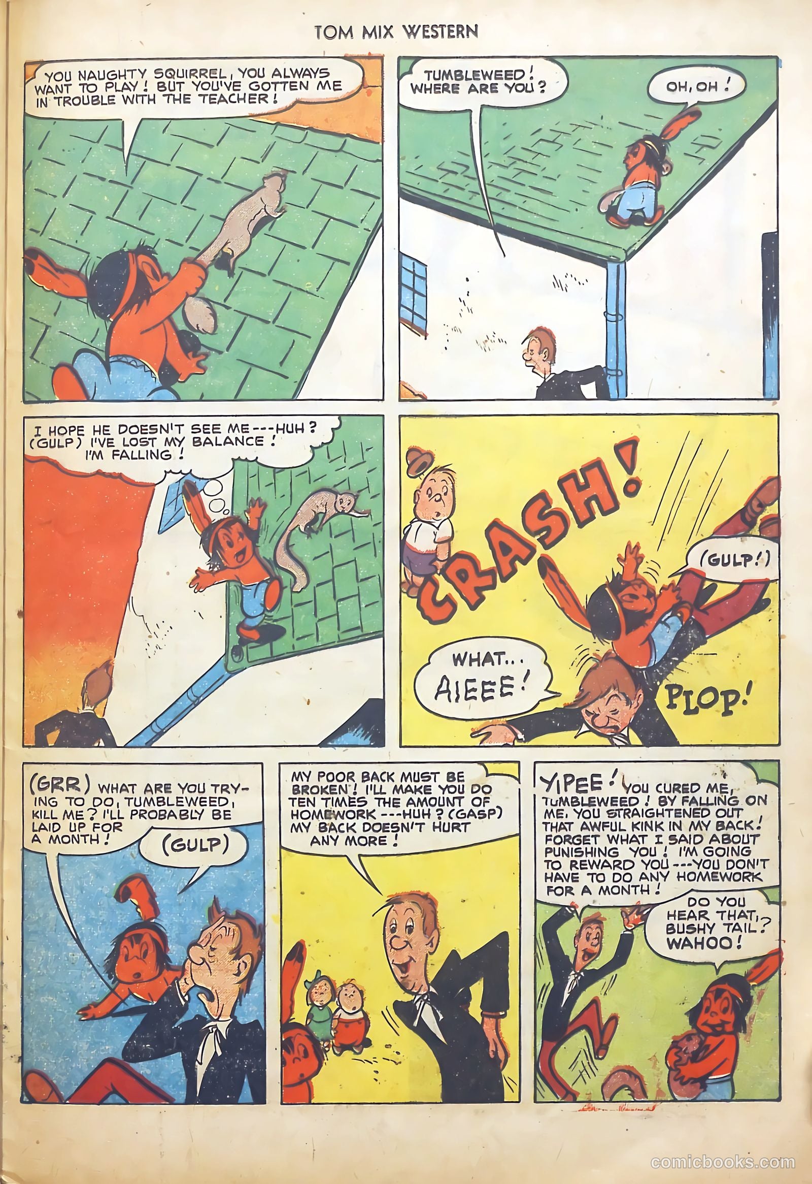 Tom Mix Western #45 (1951) — page 25 of 36