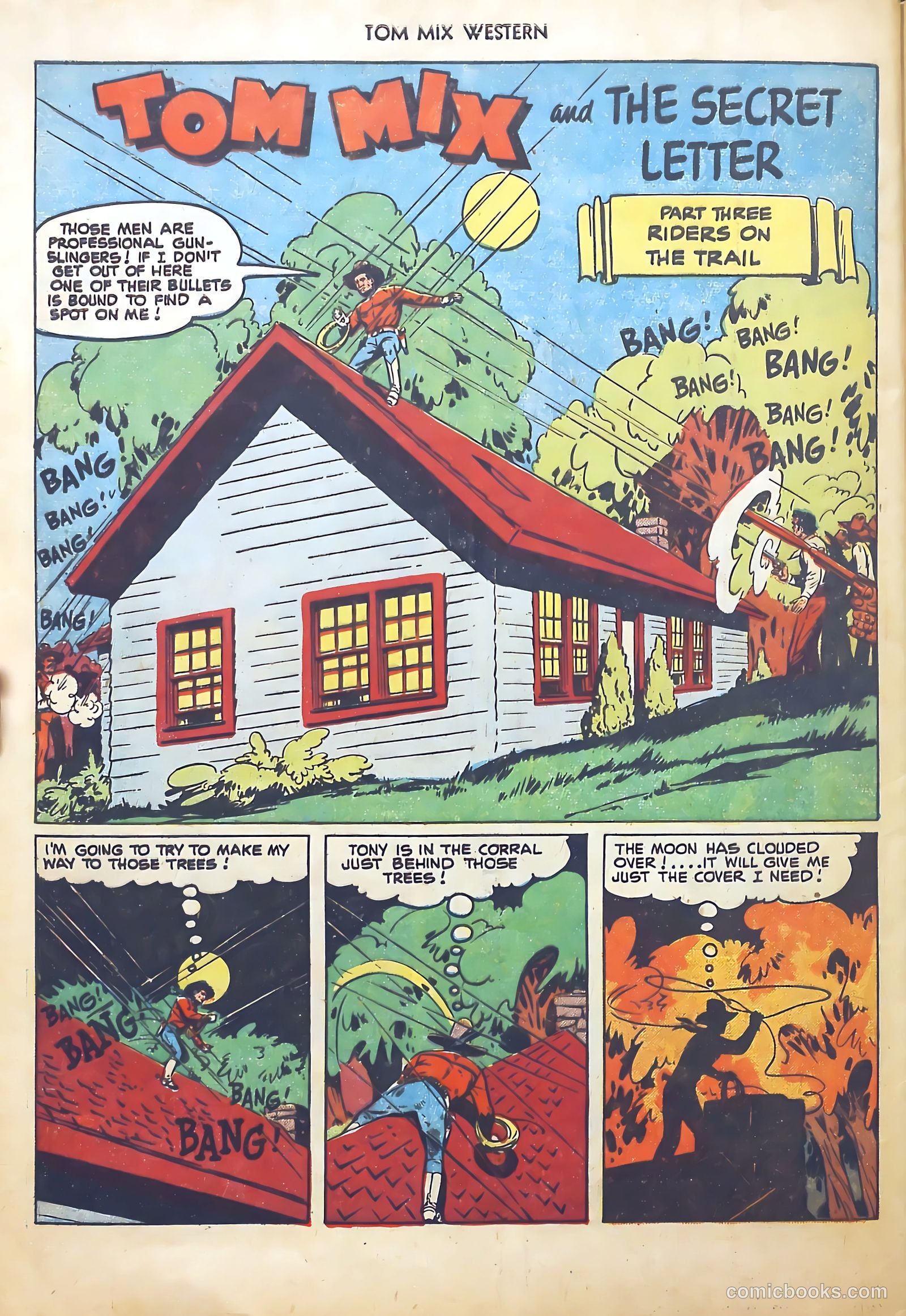 Tom Mix Western #45 (1951) — page 28 of 36