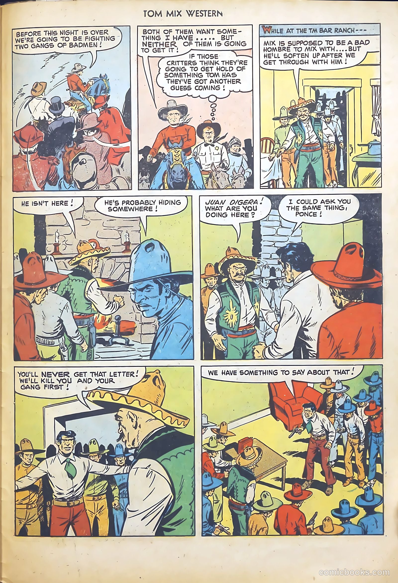 Tom Mix Western #45 (1951) — page 31 of 36