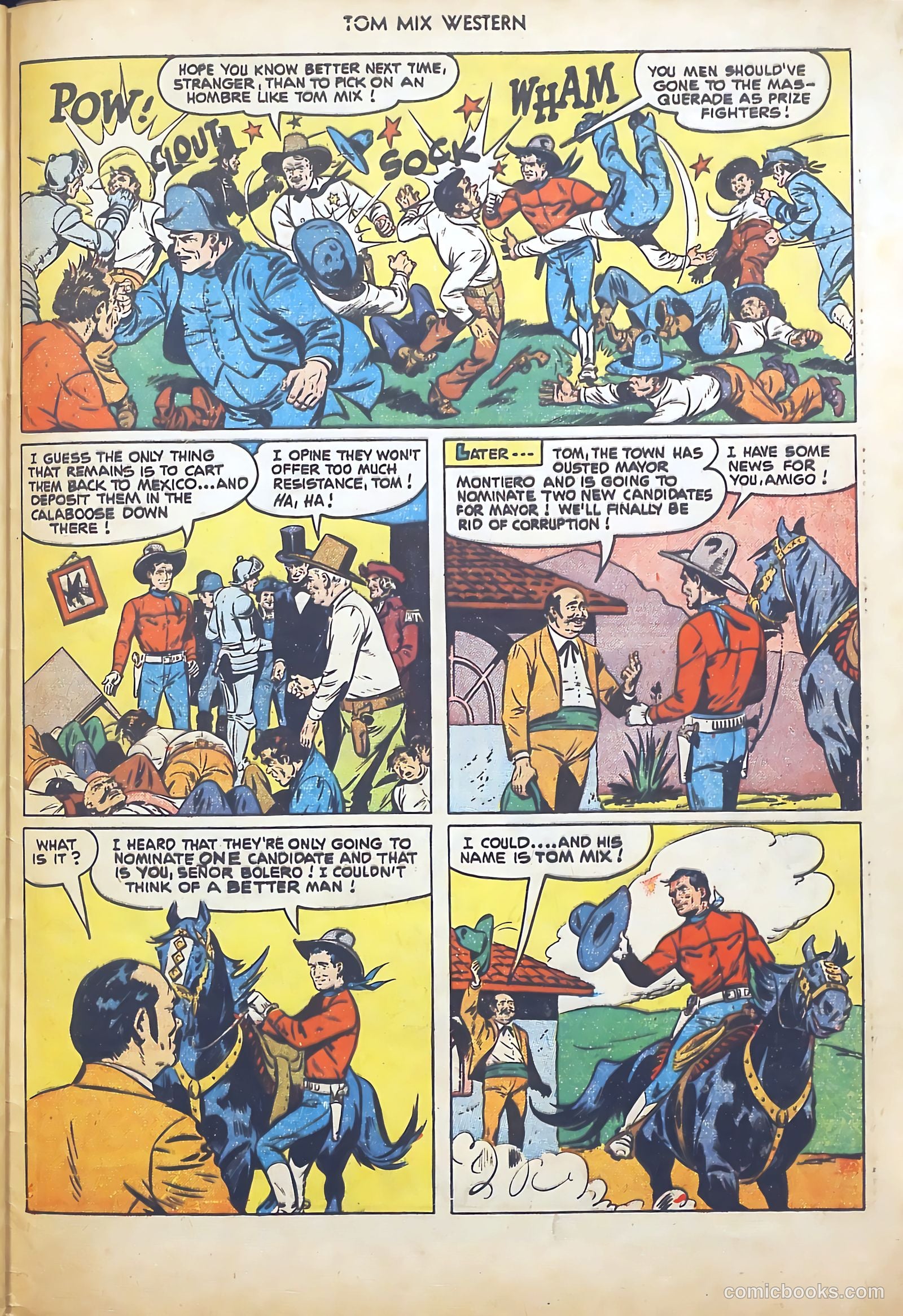Tom Mix Western #45 (1951) — page 33 of 36