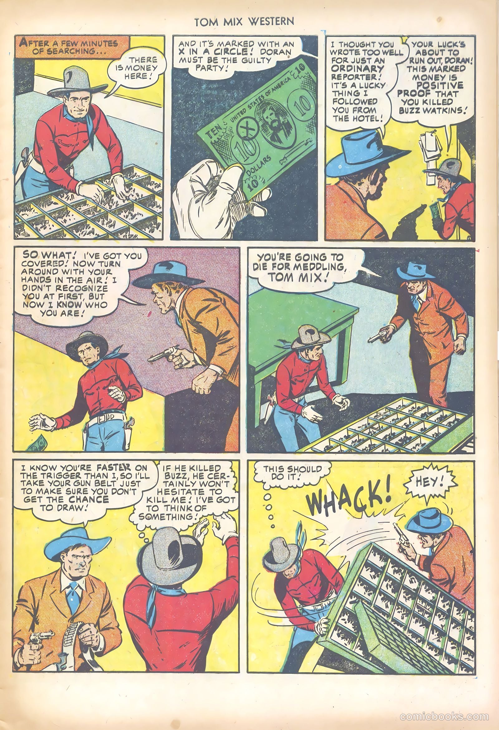 Tom Mix Western #46 (1951) — page 9 of 36
