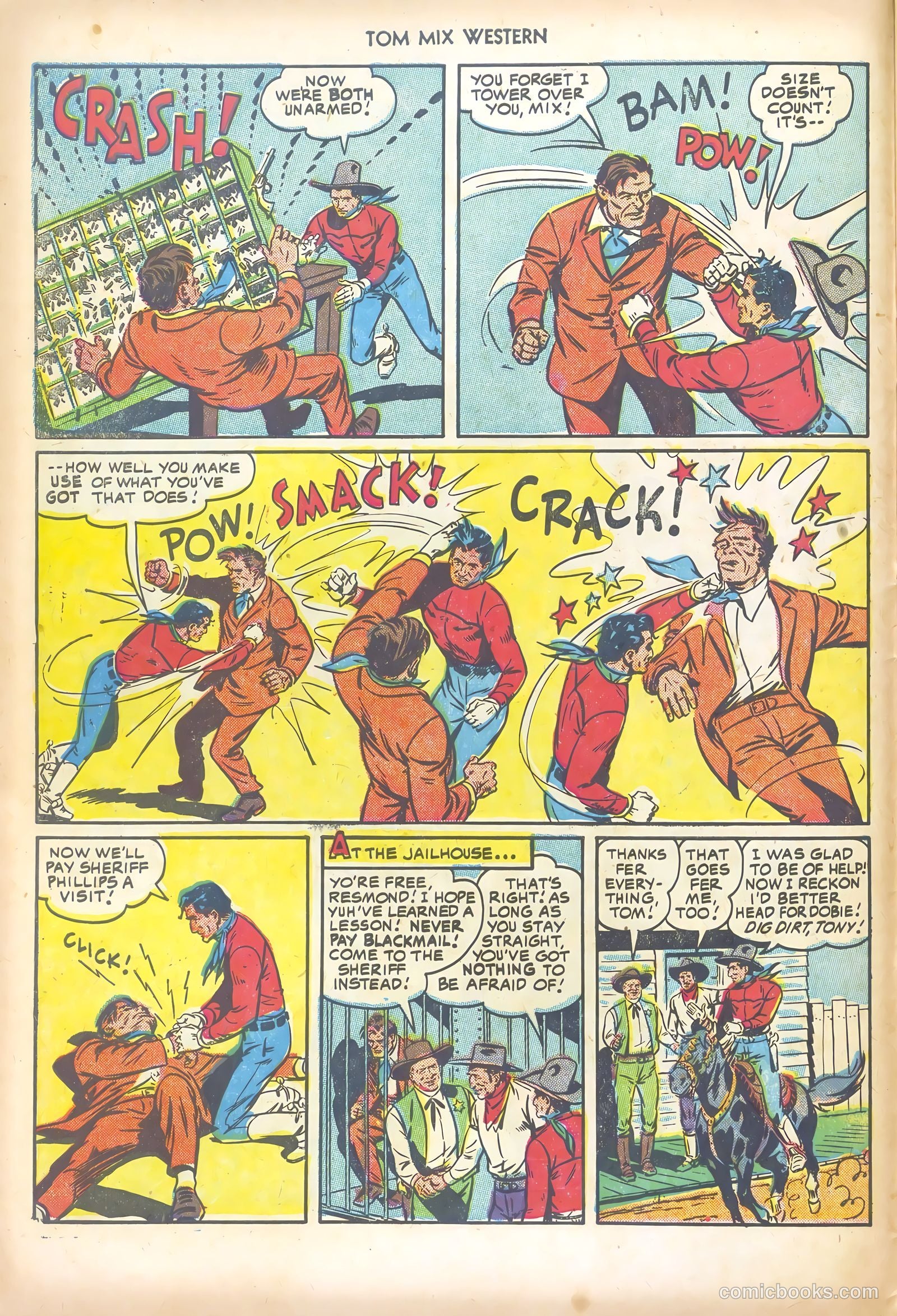 Tom Mix Western #46 (1951) — page 10 of 36