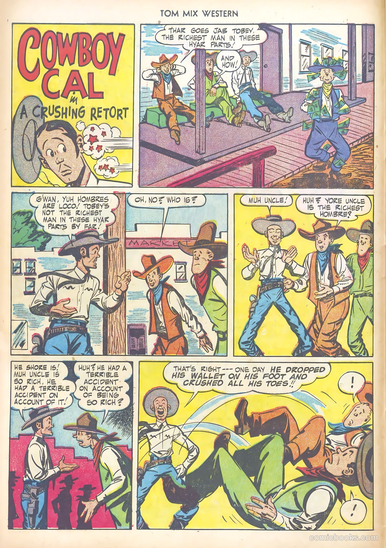 Tom Mix Western #46 (1951) — page 12 of 36