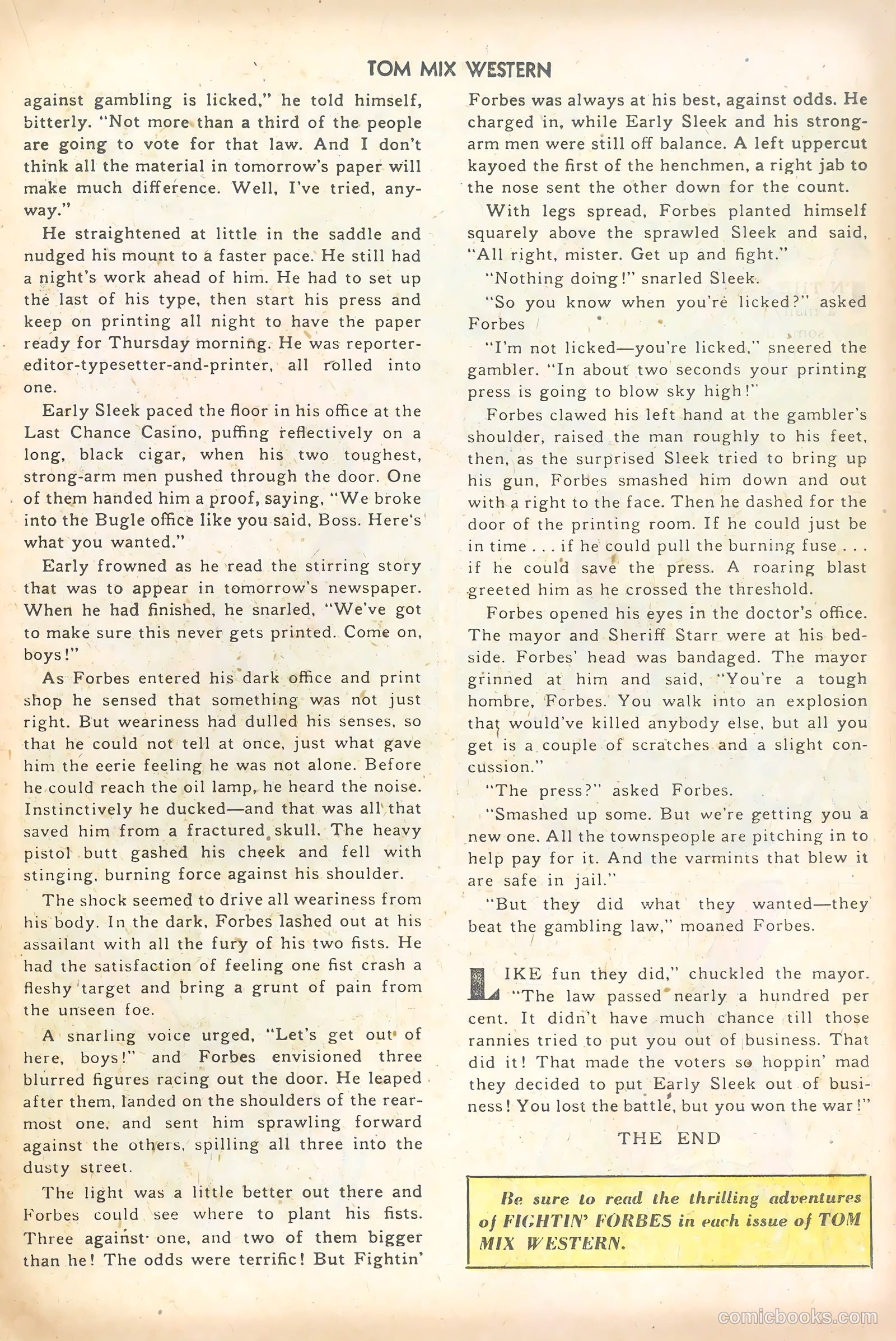 Tom Mix Western #46 (1951) — page 15 of 36