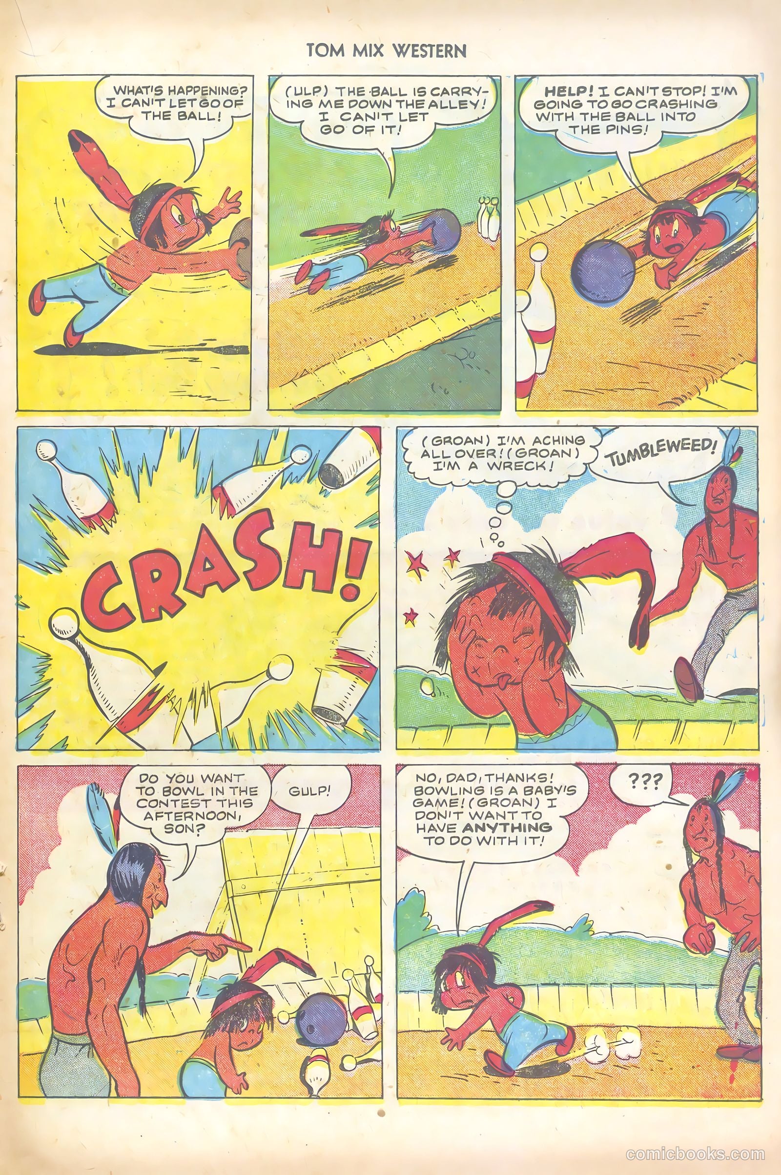 Tom Mix Western #46 (1951) — page 19 of 36