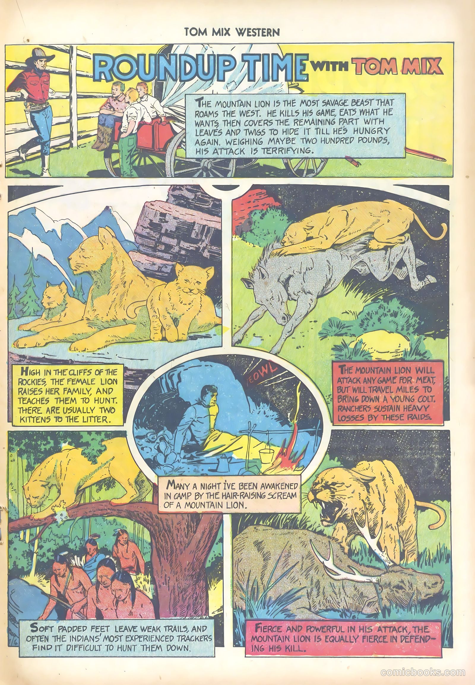 Tom Mix Western #46 (1951) — page 21 of 36