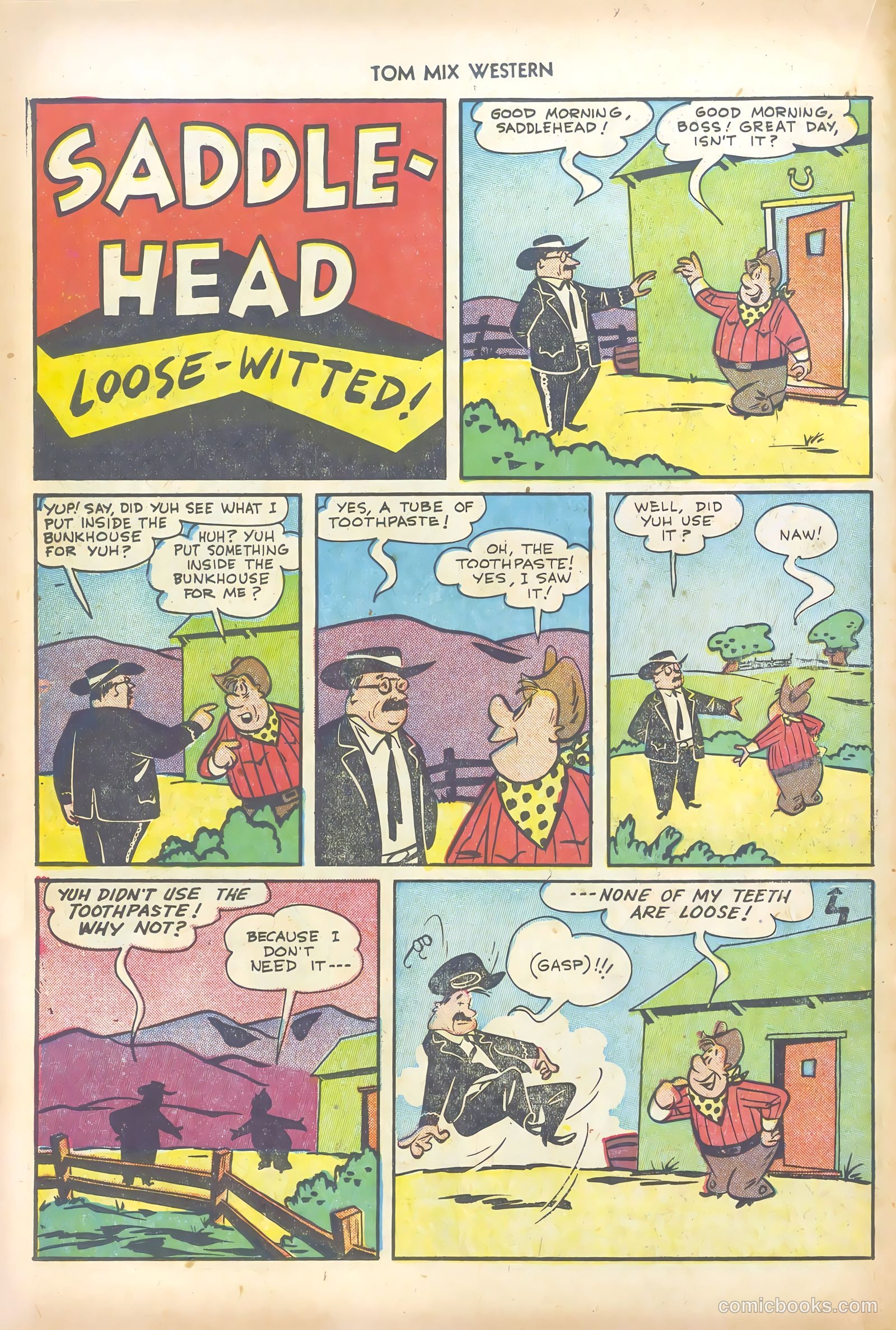 Tom Mix Western #46 (1951) — page 22 of 36