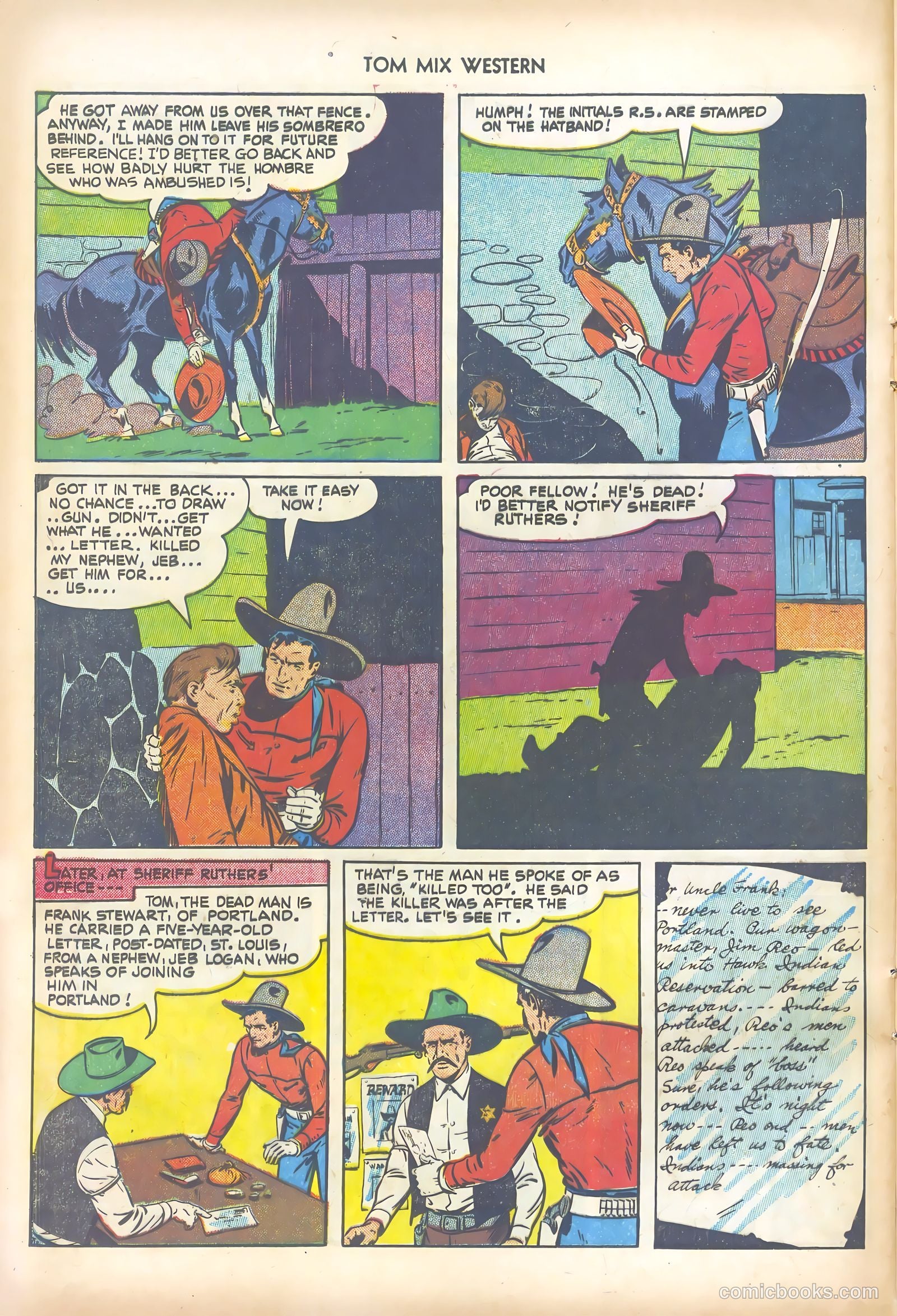 Tom Mix Western #46 (1951) — page 24 of 36