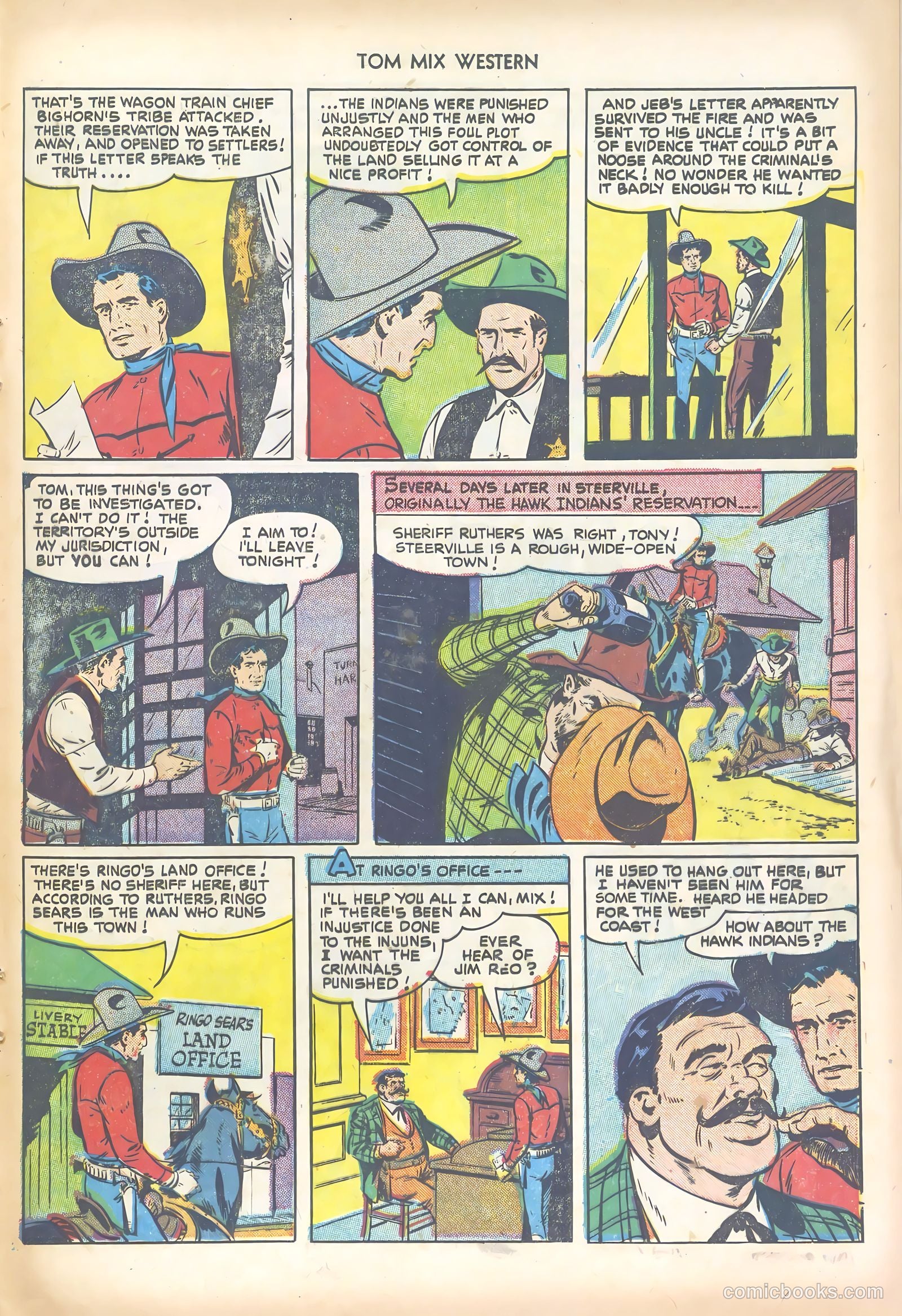 Tom Mix Western #46 (1951) — page 25 of 36